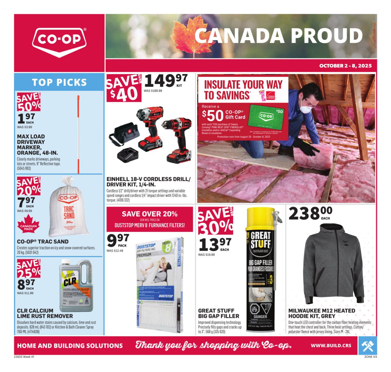 Flyer Co-op Food 02.10.2025 - 08.10.2025