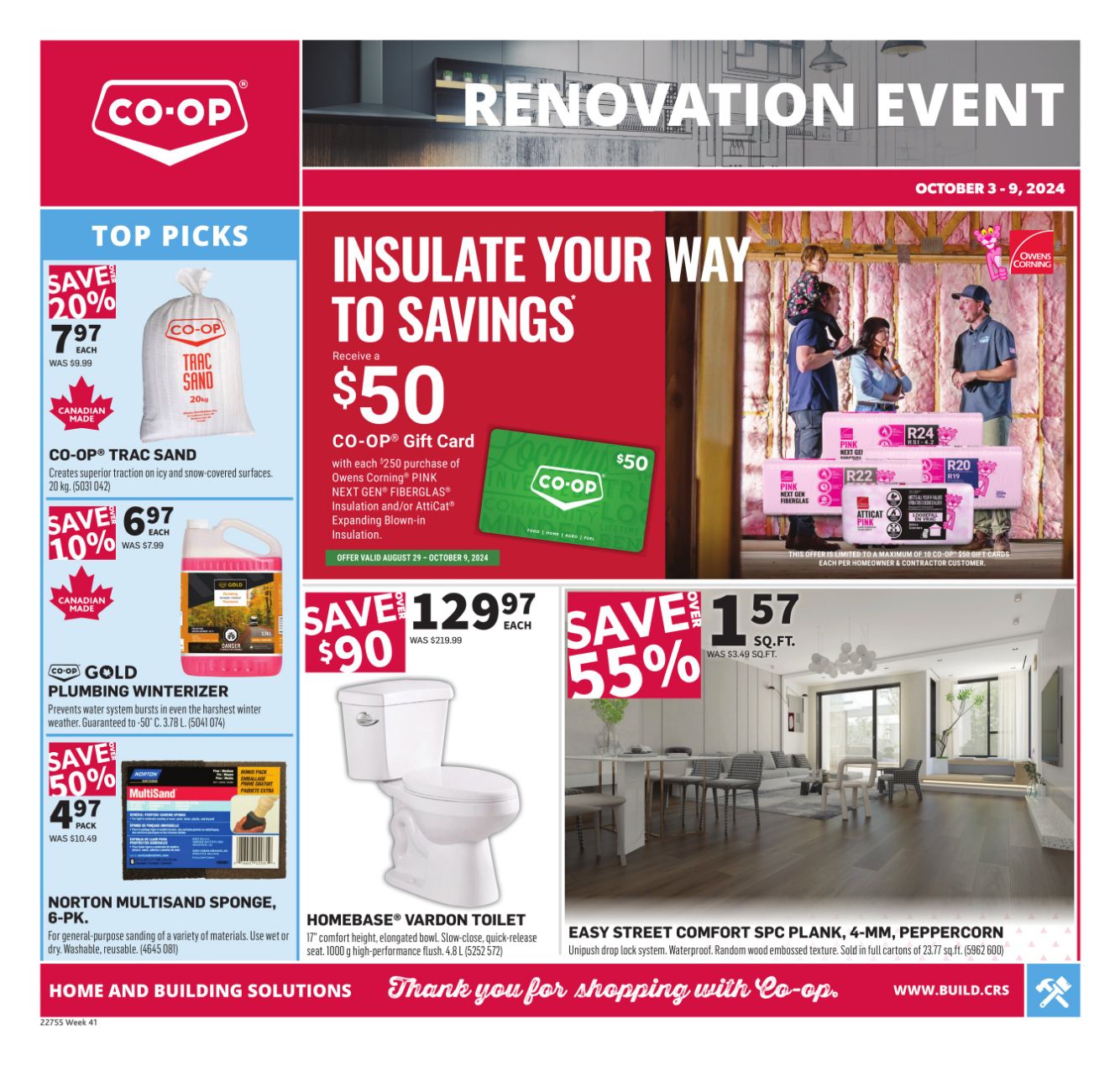 Co-op Food Promotional flyers