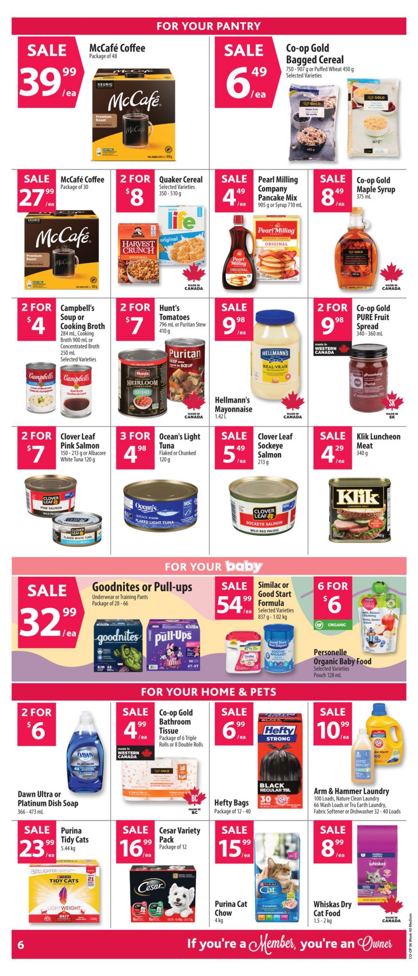 Flyer Co-op Food 25.09.2025 - 01.10.2025