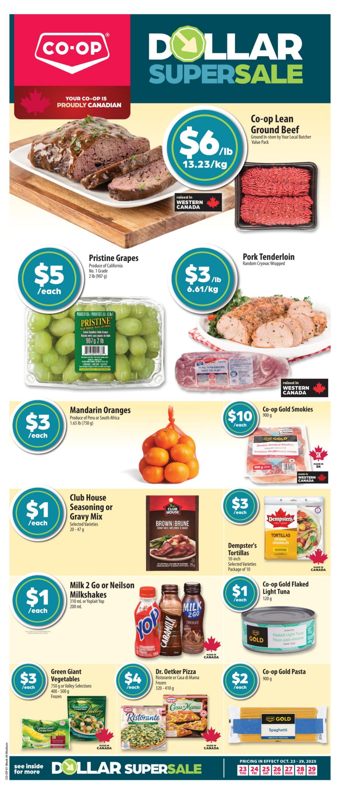 Flyer Co-op Food 23.10.2025 - 29.10.2025