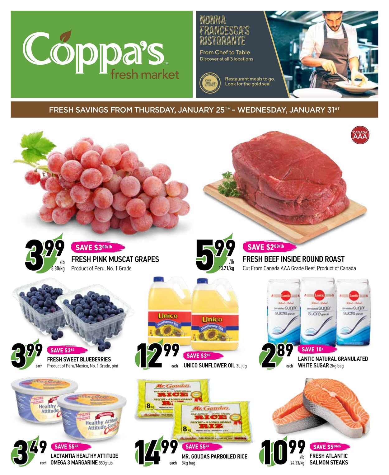 Flyer Coppa's Fresh Market 25.01.2024 - 31.01.2024