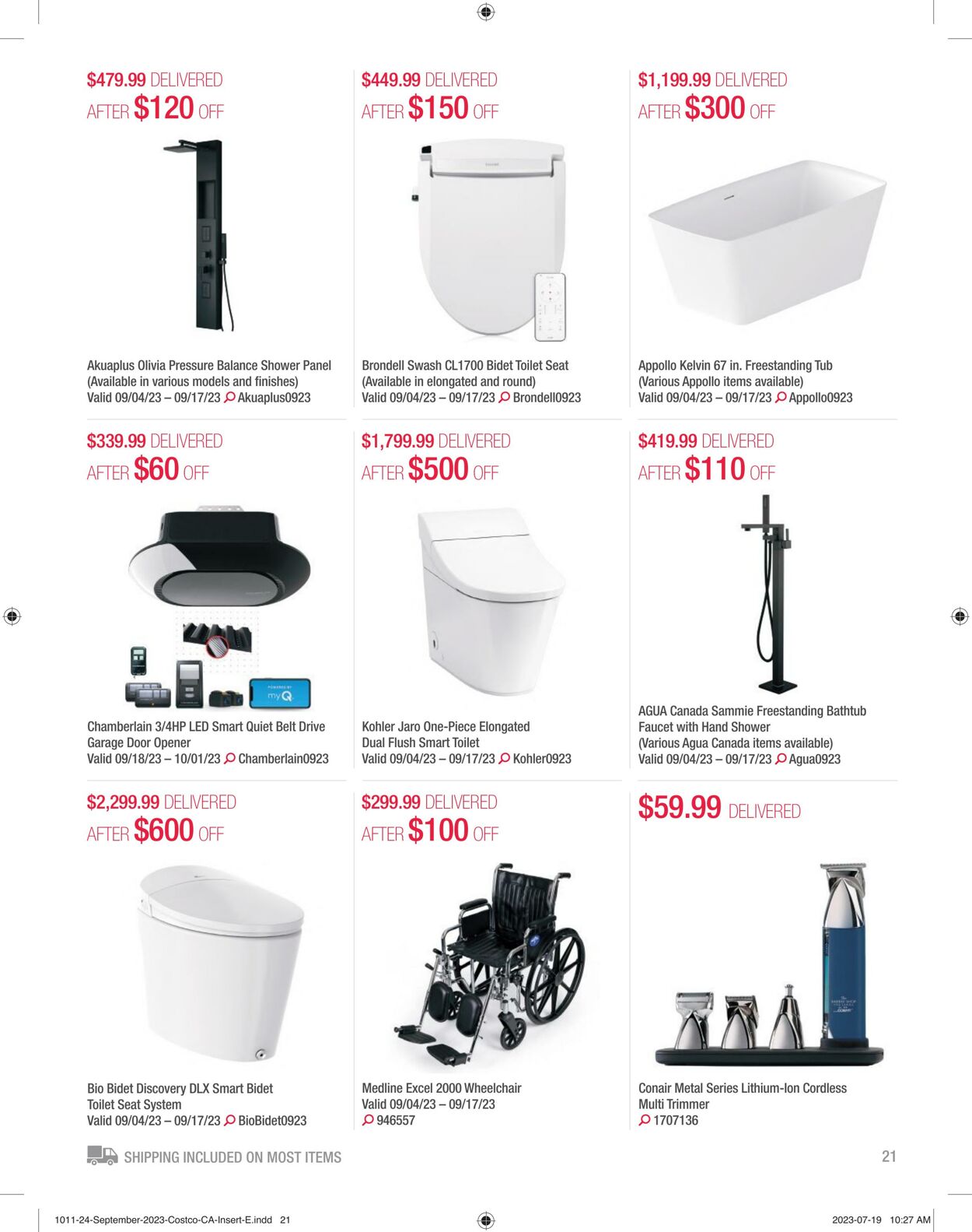 Flyer Costco 01.09.2023 - 30.09.2023