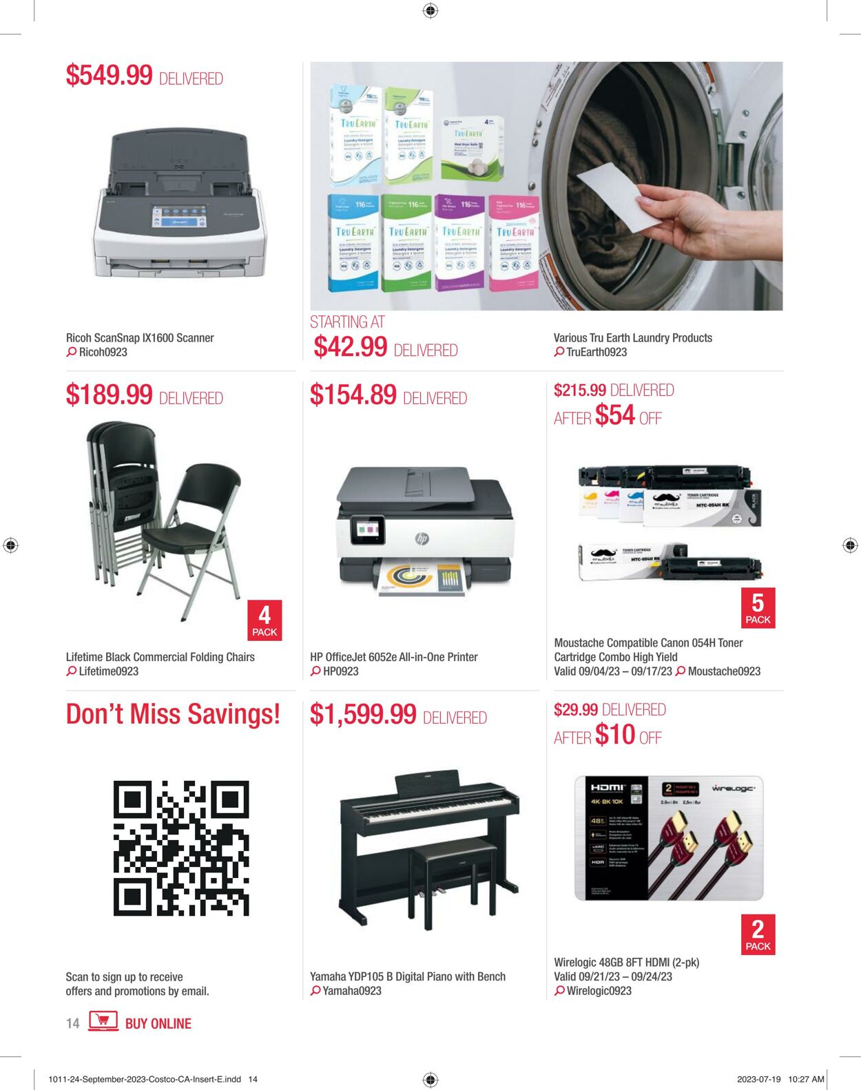 Flyer Costco 01.09.2023 - 30.09.2023