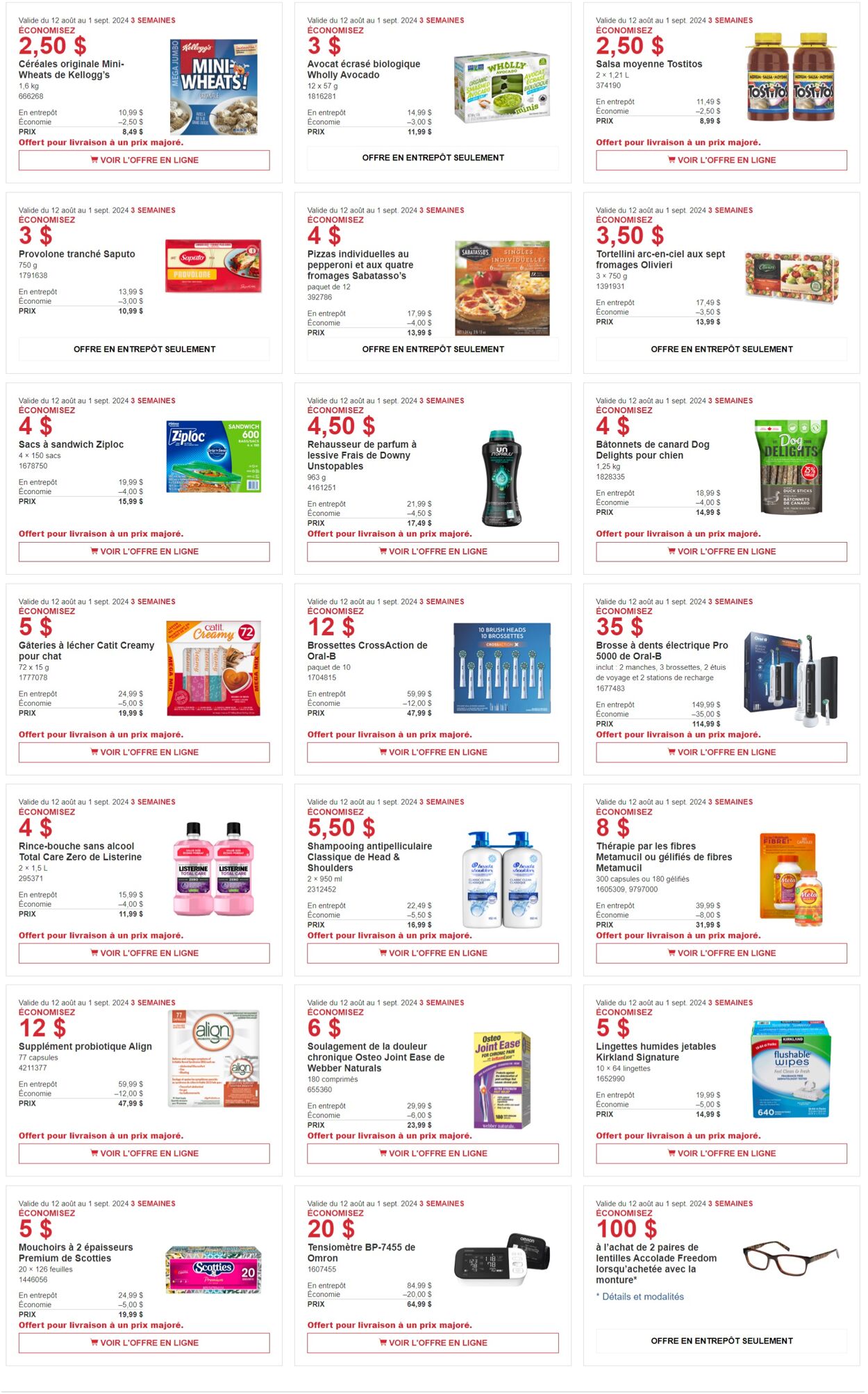 Flyer Costco 12.08.2024 - 01.09.2024