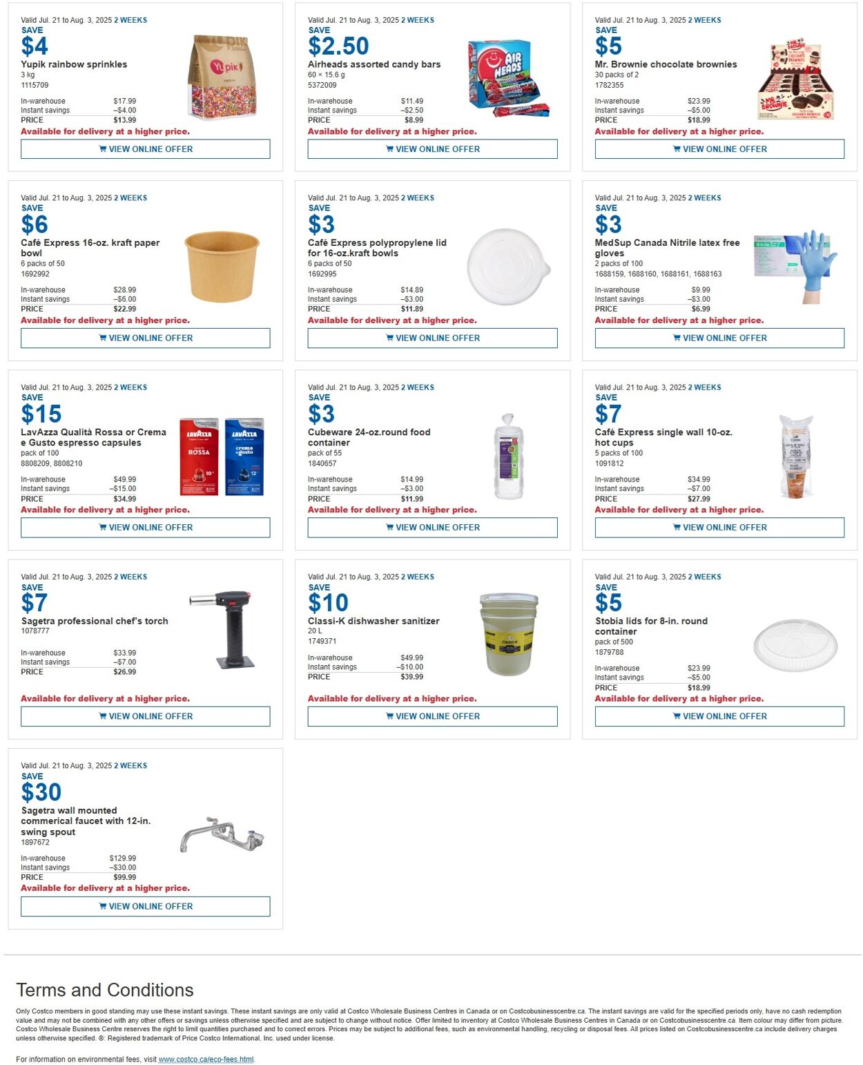 Flyer Costco 21.07.2025 - 03.08.2025