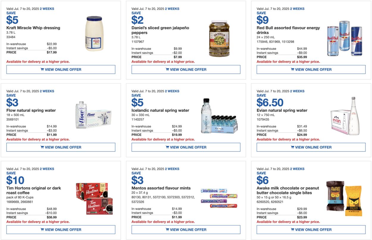 Flyer Costco 07.07.2025 - 20.07.2025