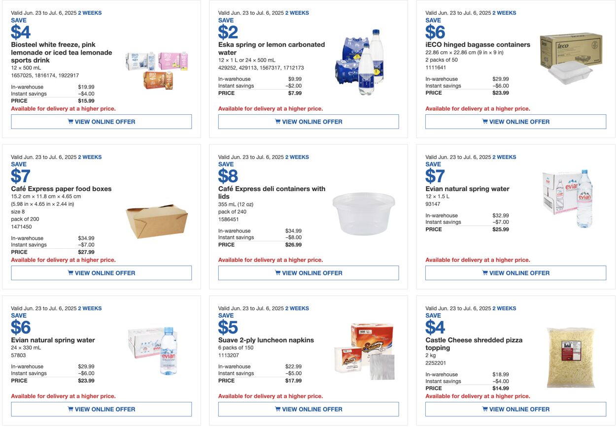 Flyer Costco 23.06.2025 - 06.07.2025