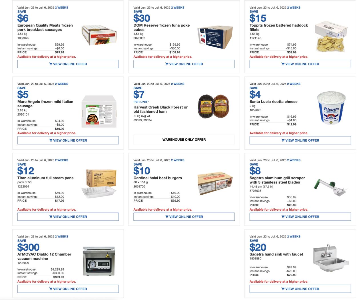 Flyer Costco 23.06.2025 - 06.07.2025