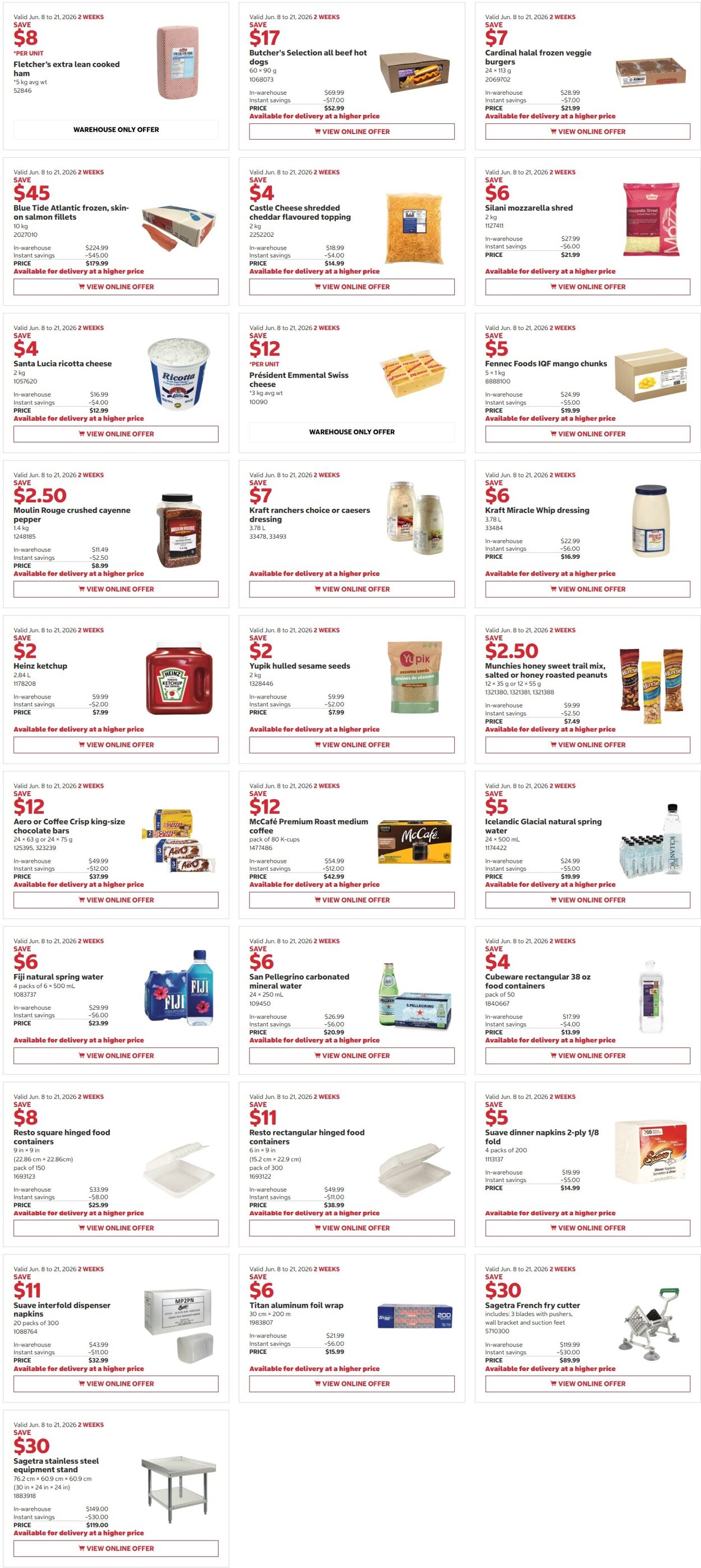 Flyer Costco - Costco Business Centre Instant Savings Flyer June 8 to 21 8 Jun 2026 - 21 Jun 2026