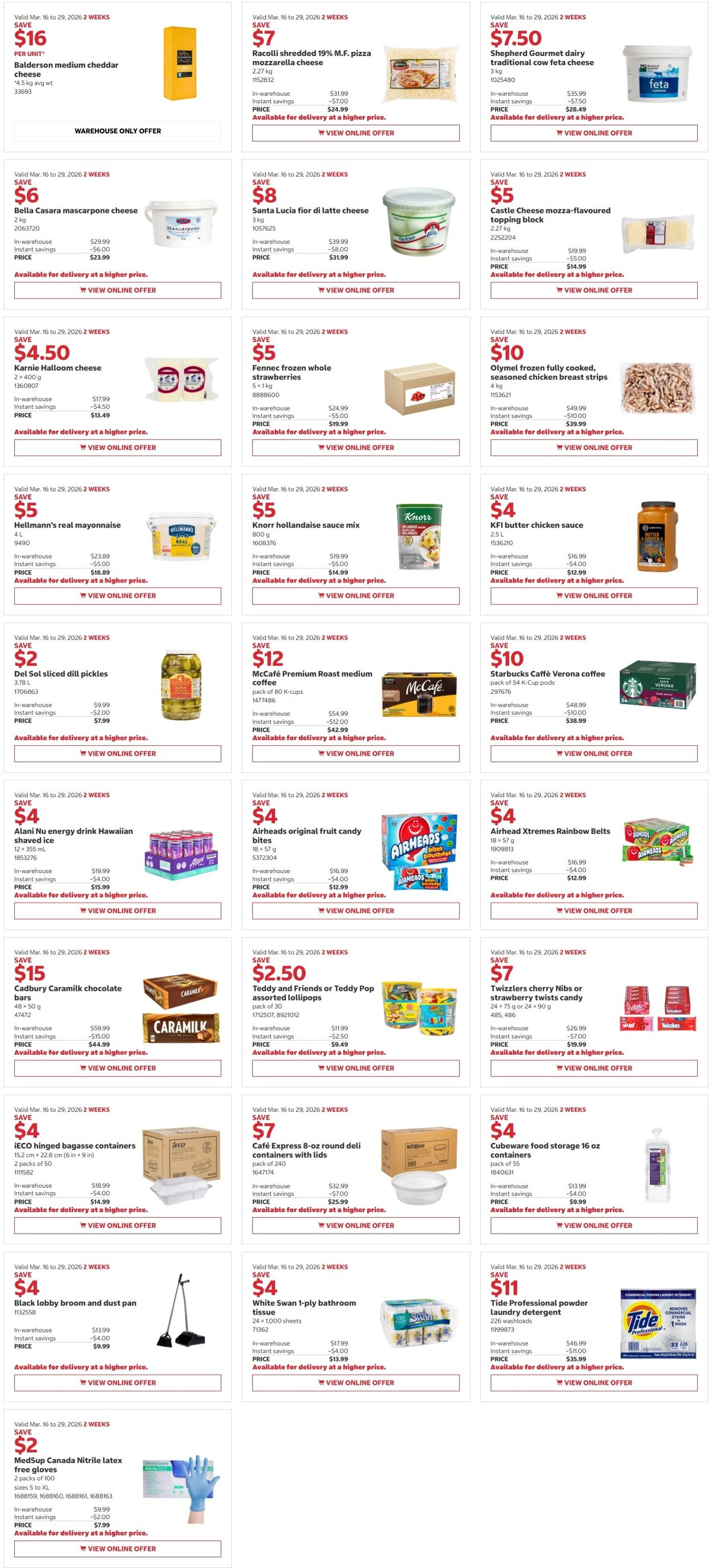 Flyer Costco 16.03.2026 - 29.03.2026