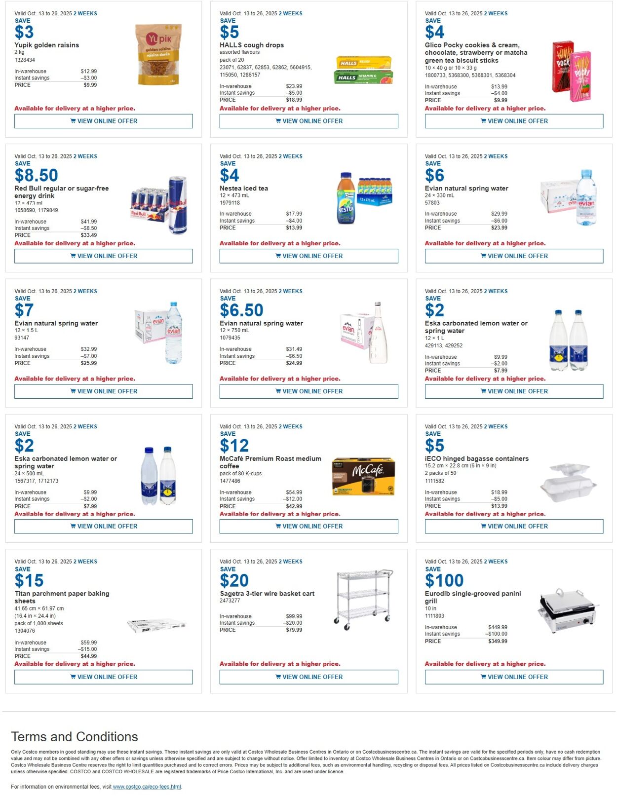 Flyer Costco 13.10.2025 - 26.10.2025
