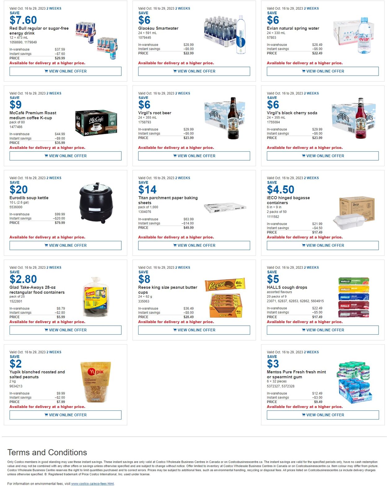 Costco Promotional Flyer Valid From 16 10 To 29 10 Page Nb 2   919524548915 