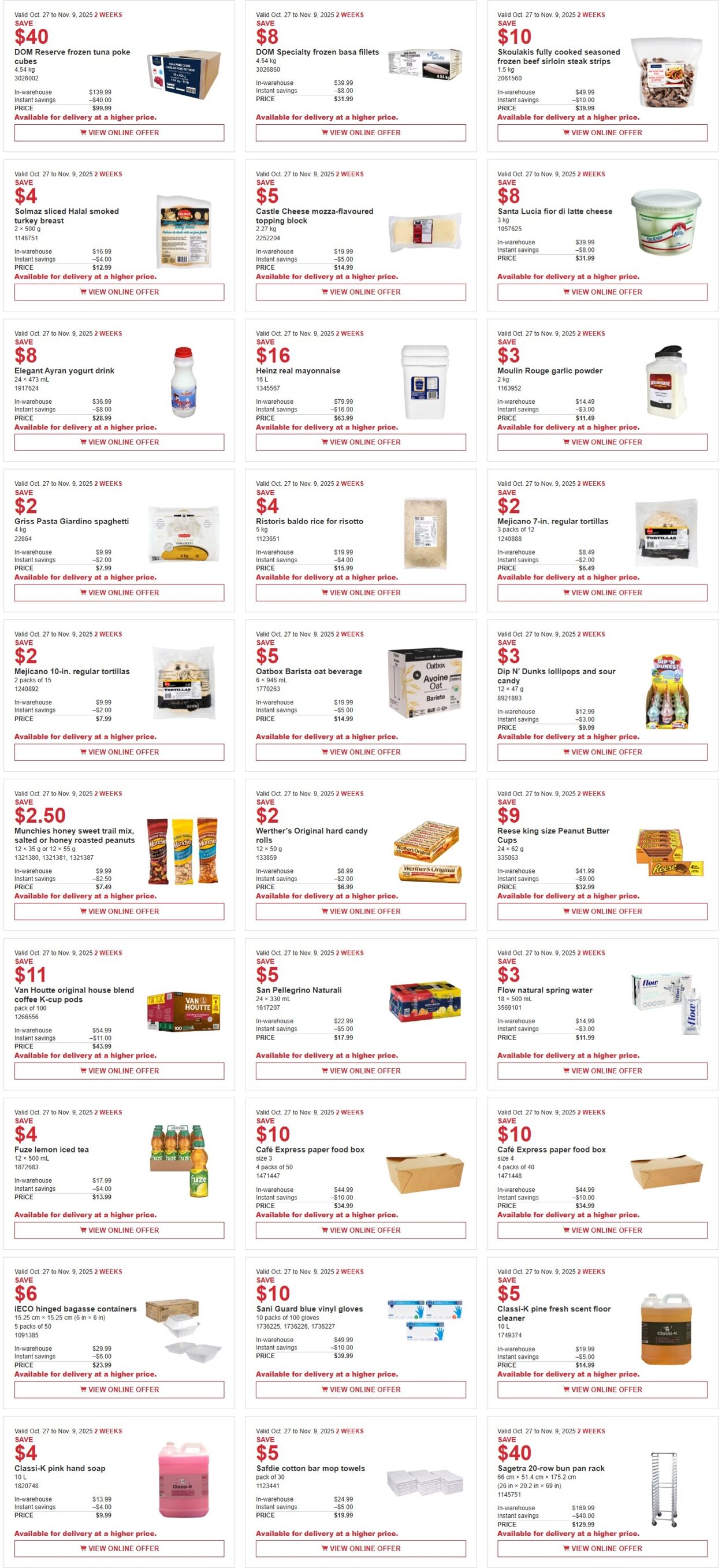 Flyer Costco 27.10.2025 - 09.11.2025