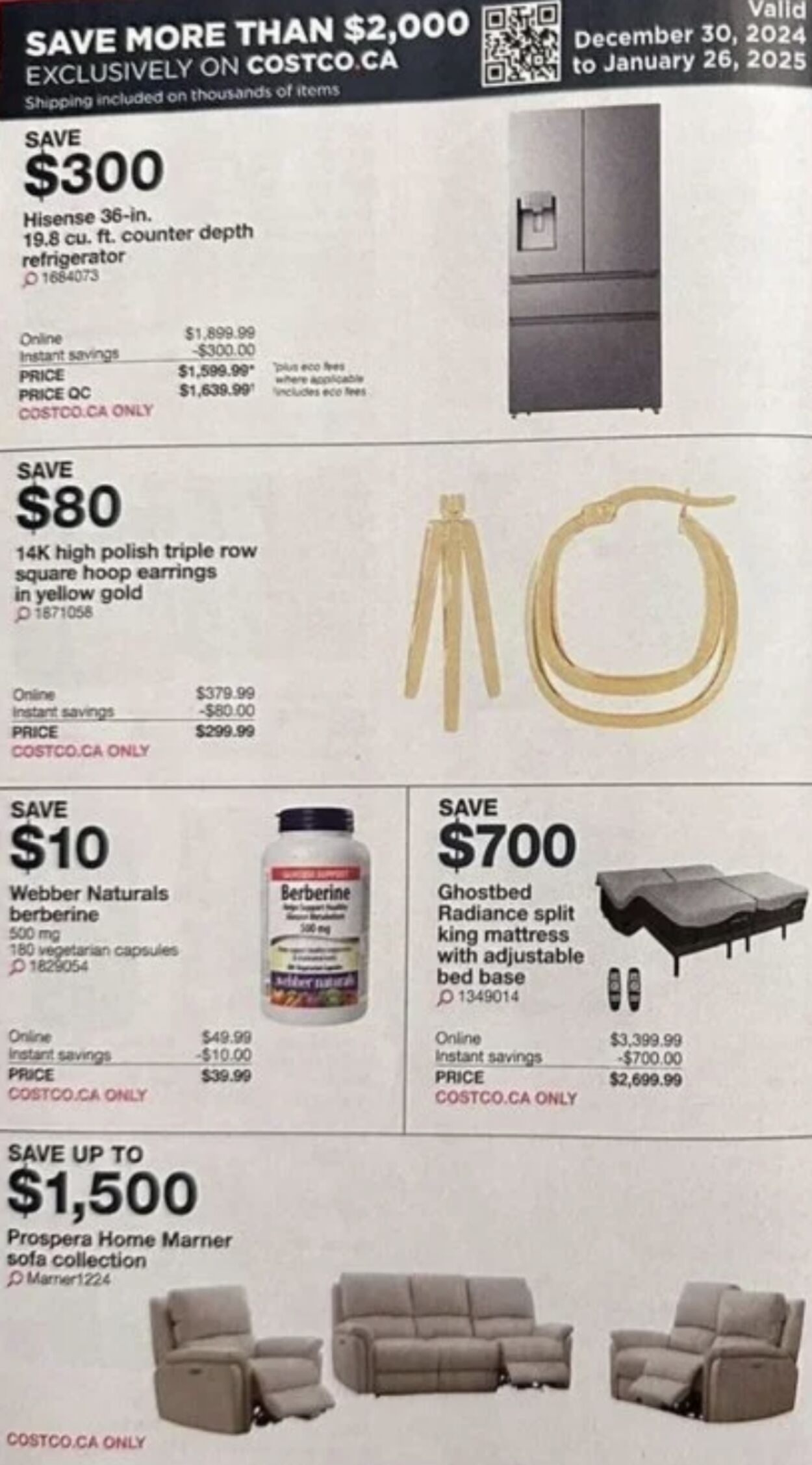 Flyer Costco 30.12.2024 - 26.01.2025