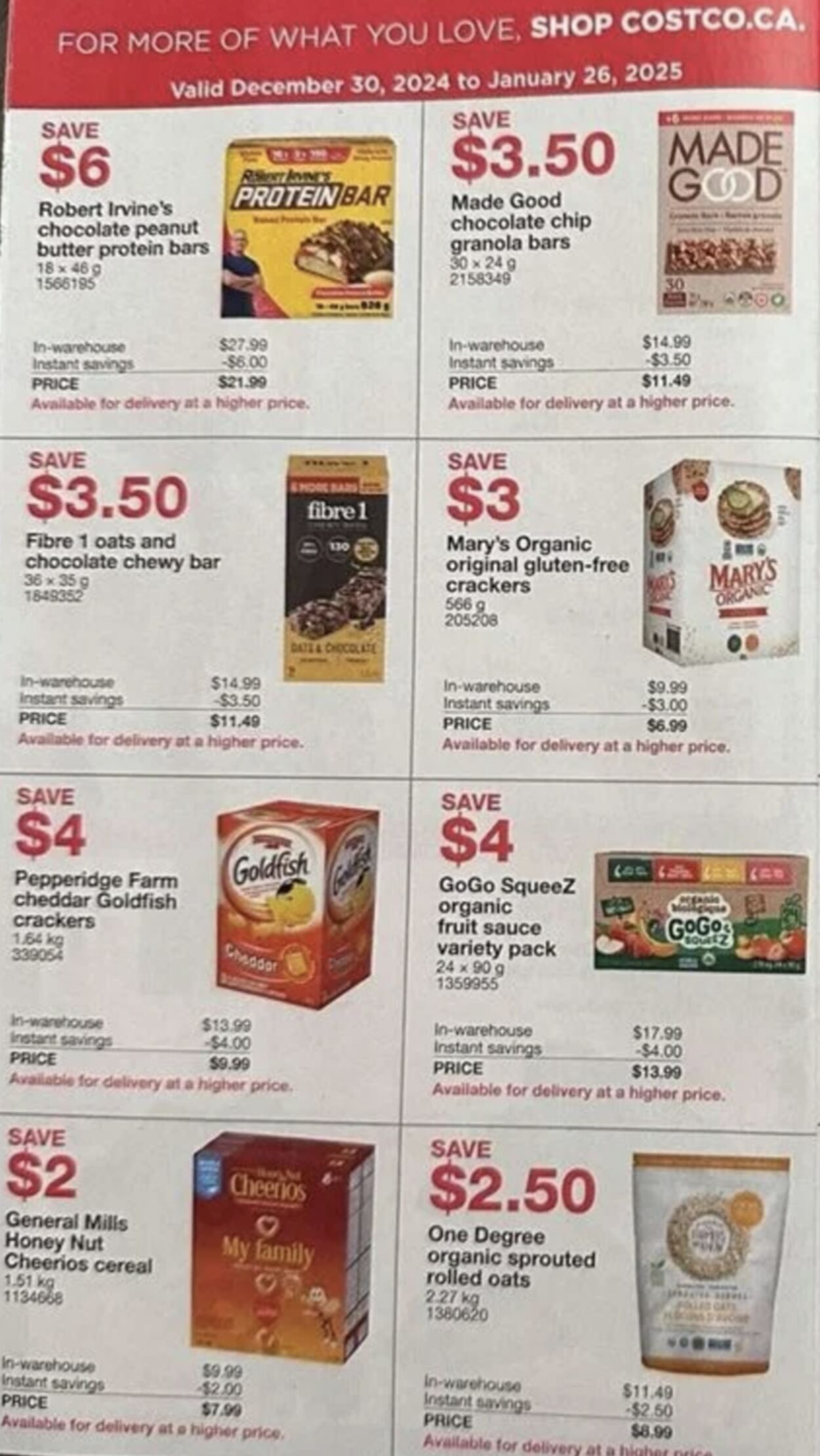 Flyer Costco 30.12.2024 - 26.01.2025