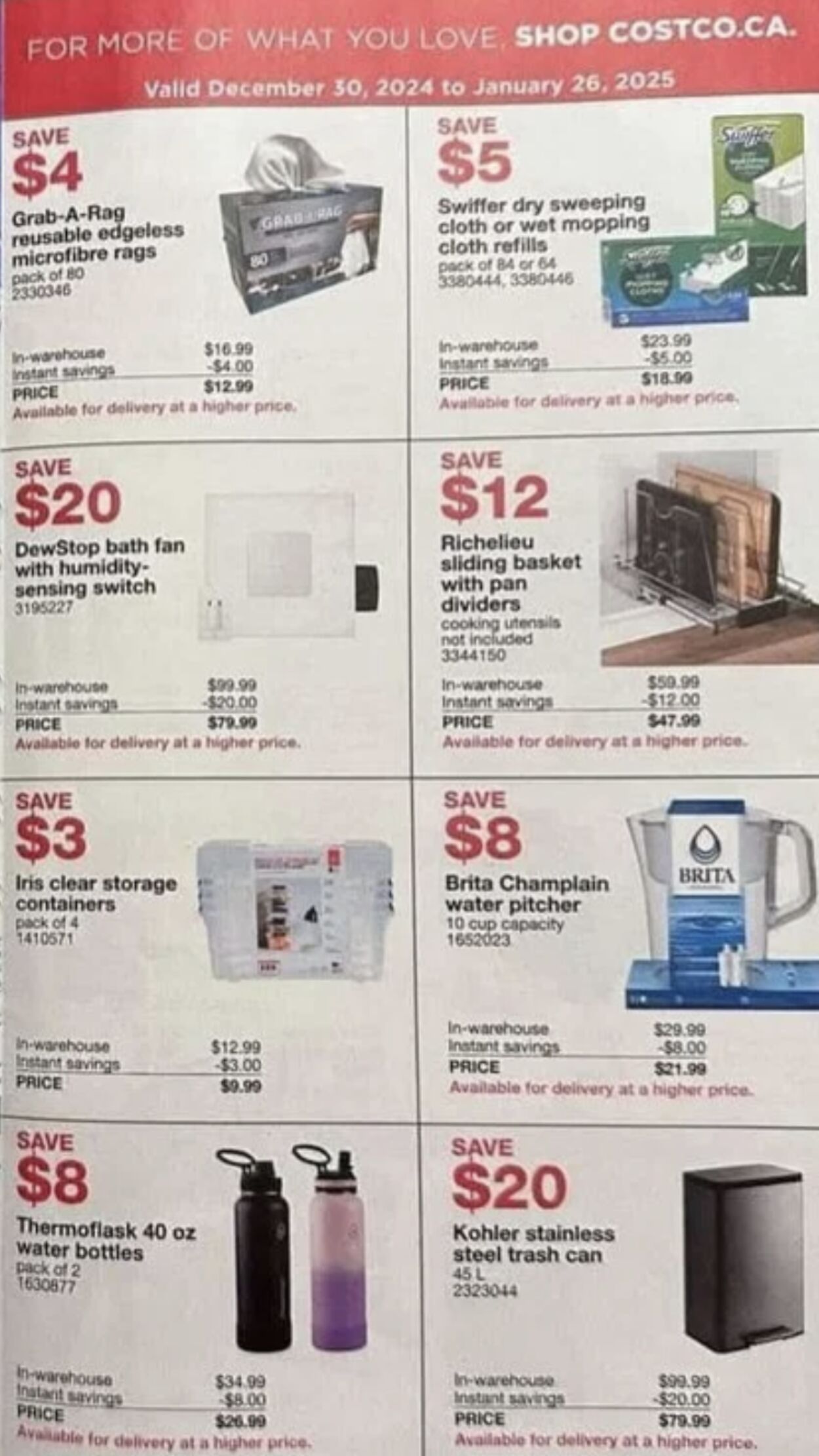 Flyer Costco 30.12.2024 - 26.01.2025