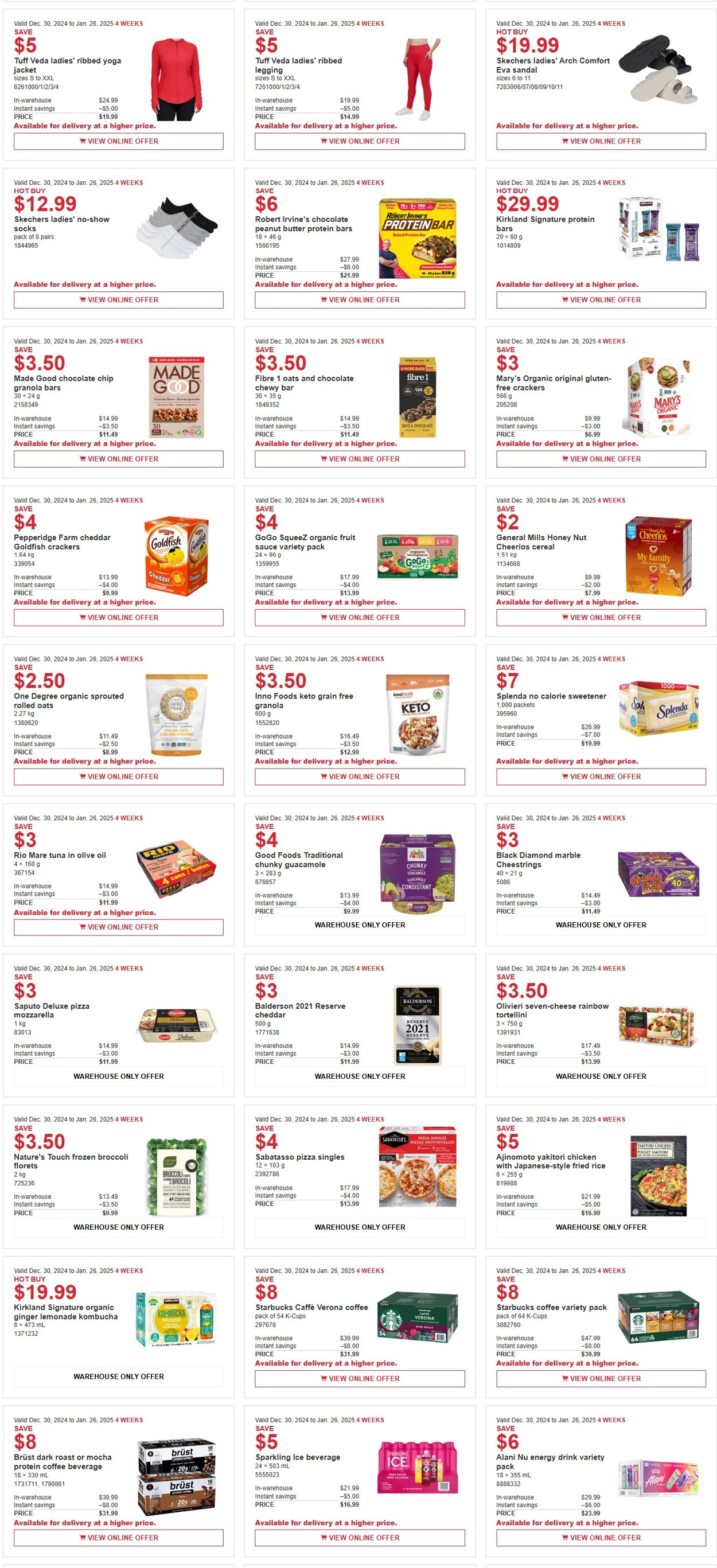 Flyer Costco 30.12.2024 - 26.01.2025