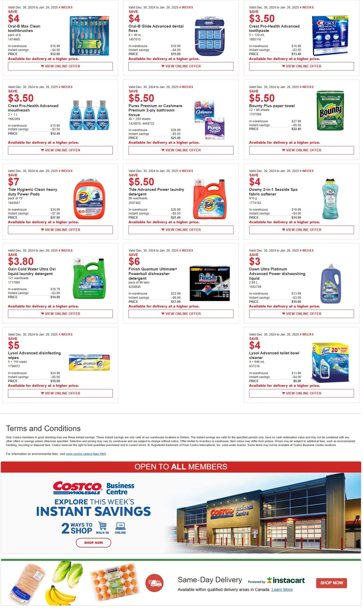 Flyer Costco 30.12.2024 - 26.01.2025