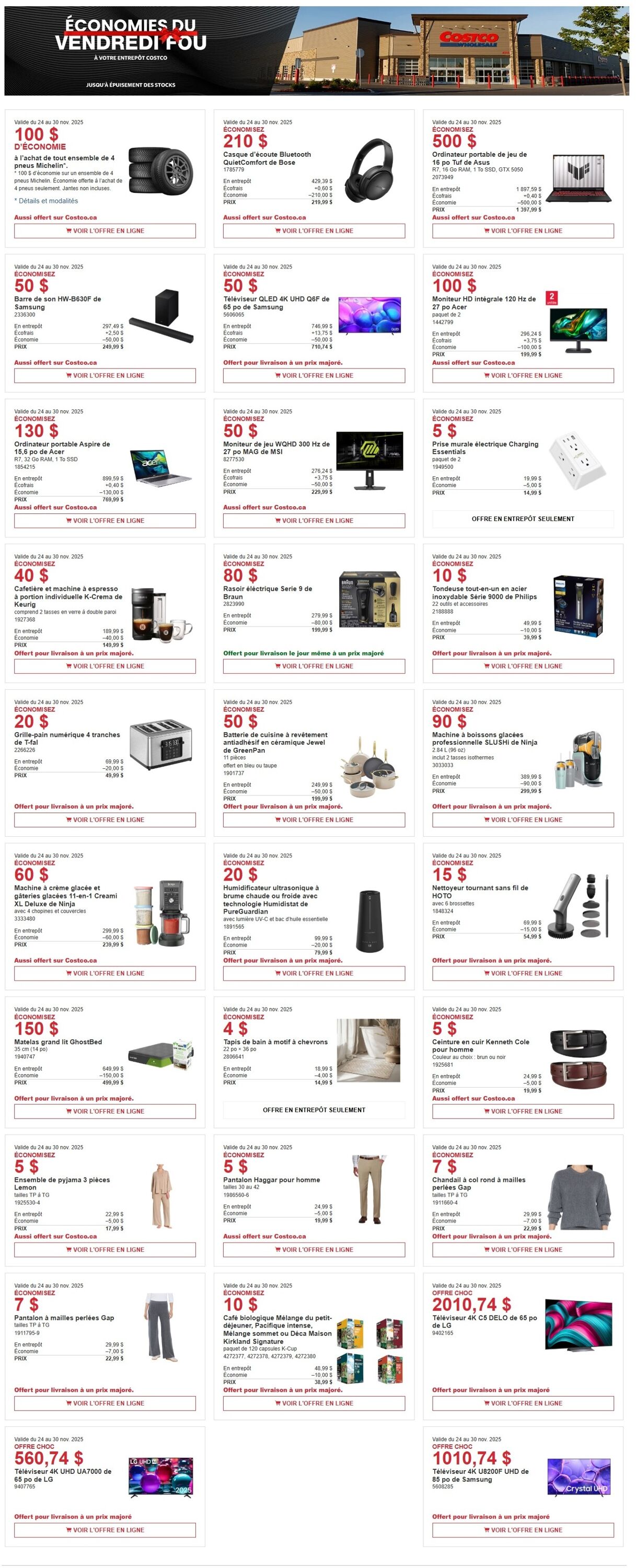 Flyer Costco 24.11.2025 - 30.11.2025