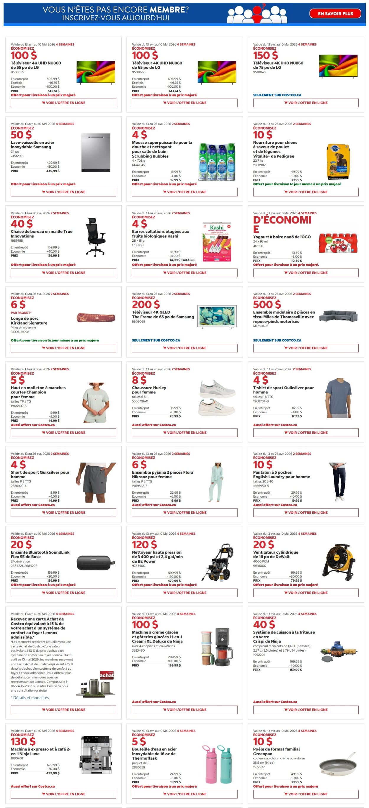 Flyer Costco 13.04.2026 - 26.04.2026