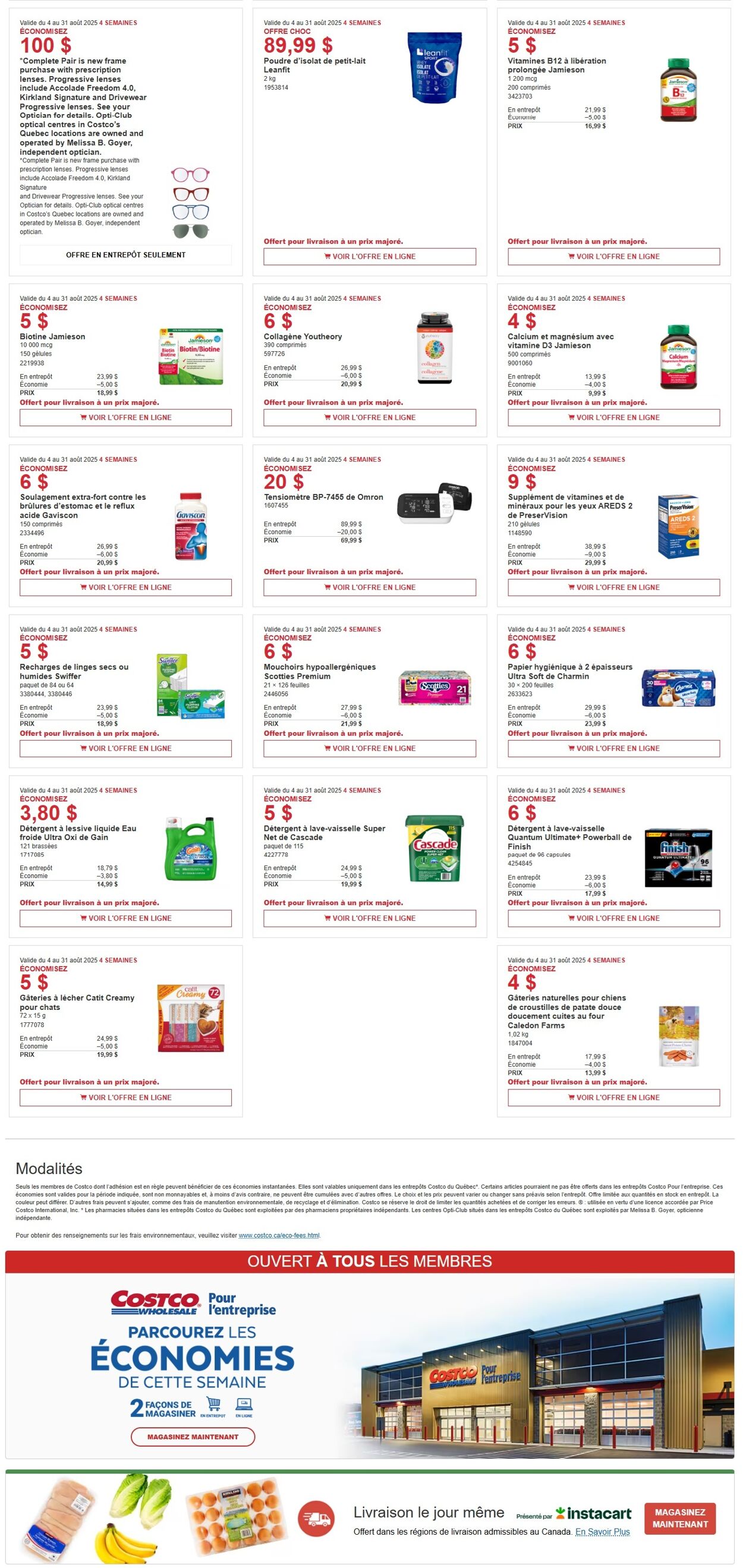 Flyer Costco 04.08.2025 - 31.08.2025