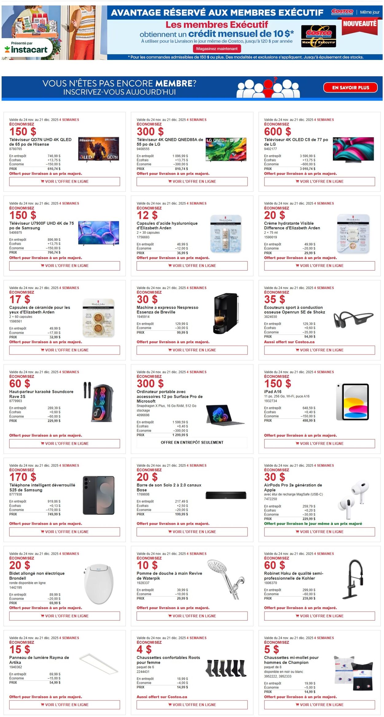 Flyer Costco 08.12.2025 - 21.12.2025