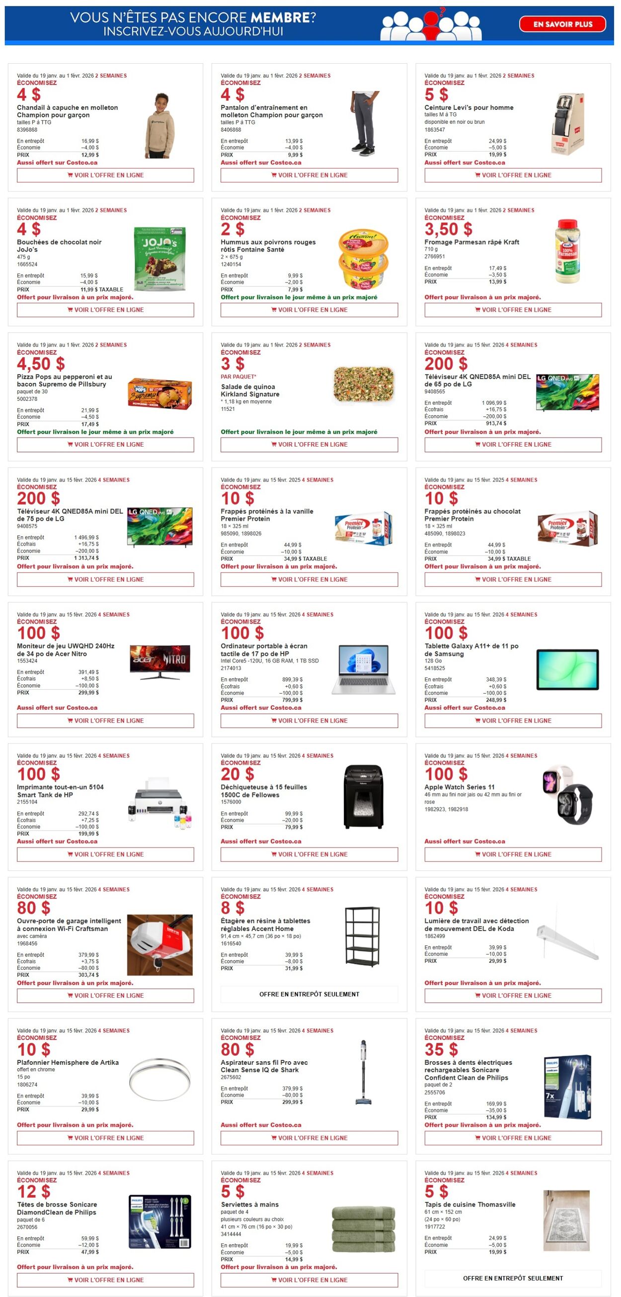 Flyer Costco 19.01.2026 - 15.02.2026