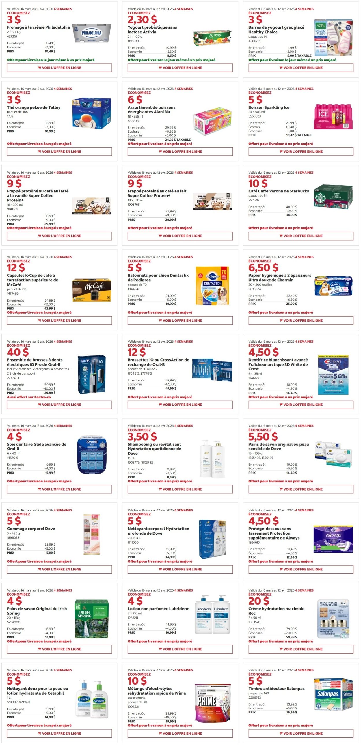 Flyer Costco 16.03.2026 - 29.03.2026