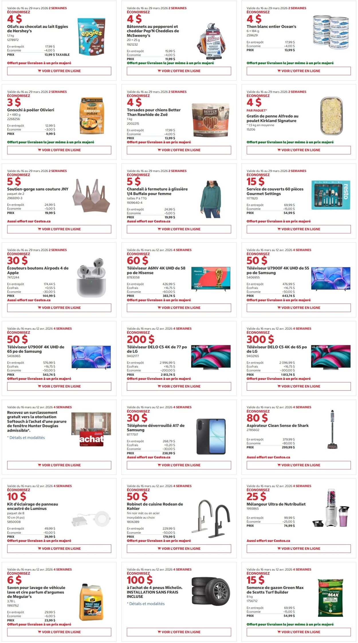 Flyer Costco 16.03.2026 - 29.03.2026
