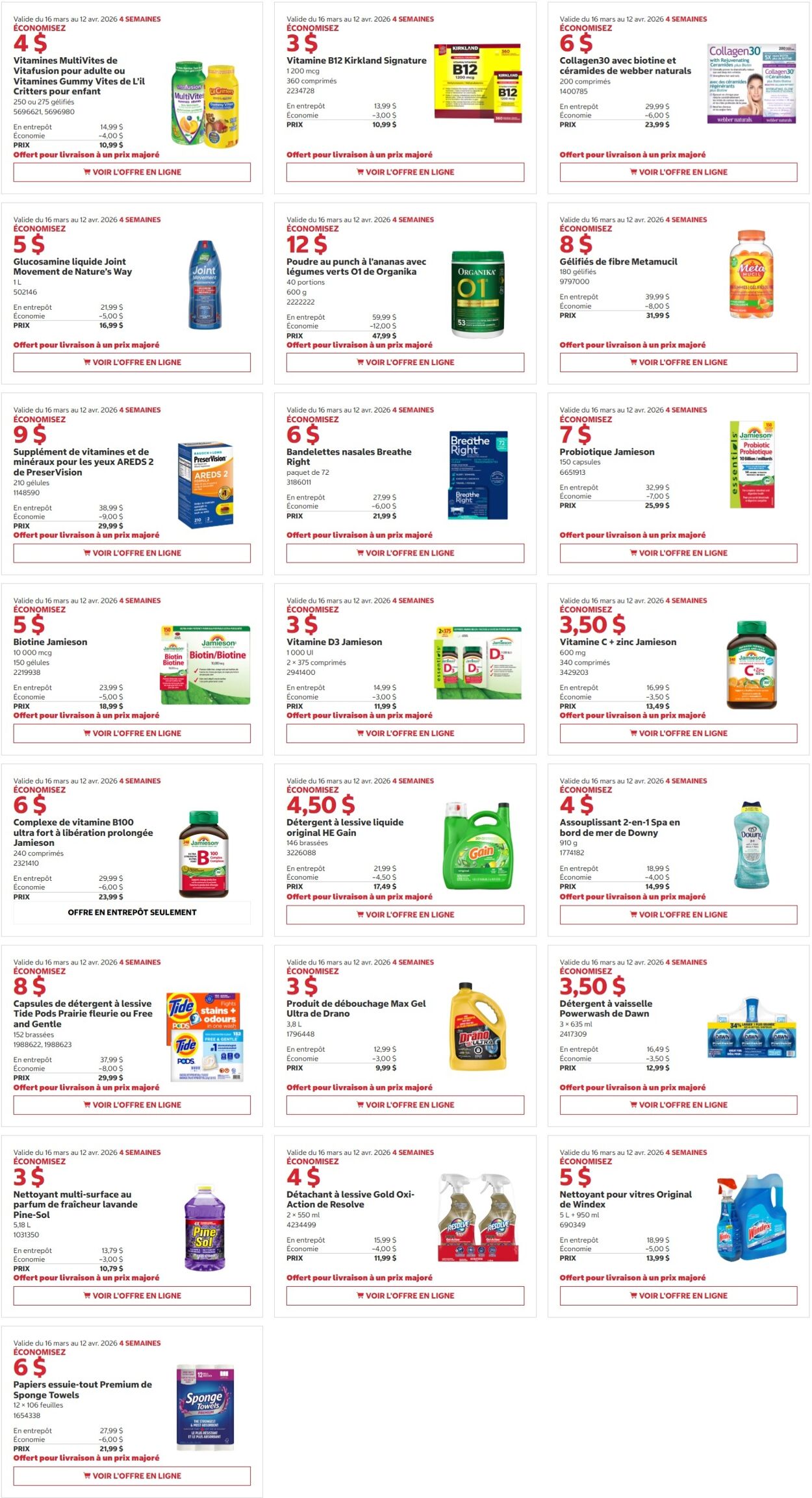 Flyer Costco 16.03.2026 - 29.03.2026