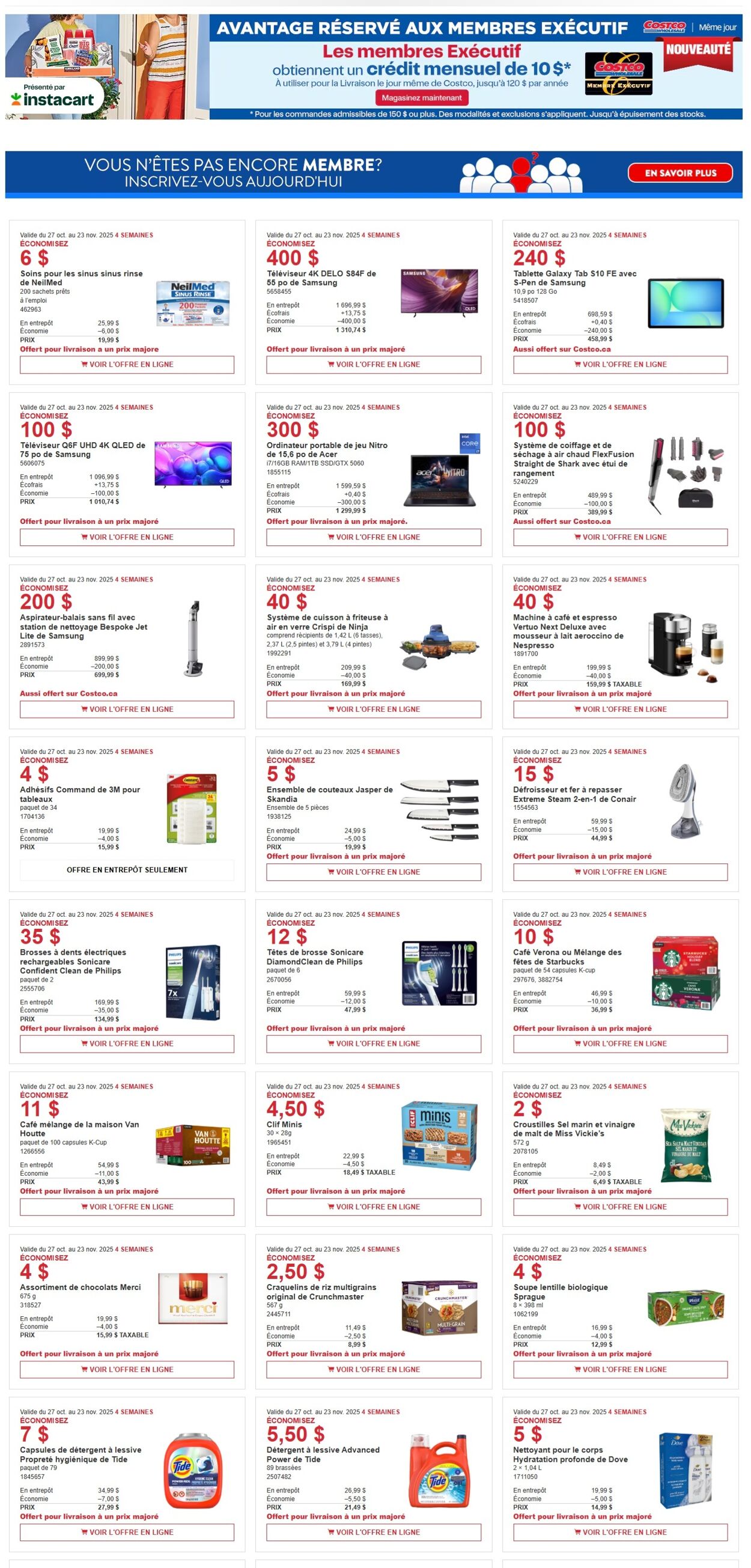 Flyer Costco 10.11.2025 - 23.11.2025