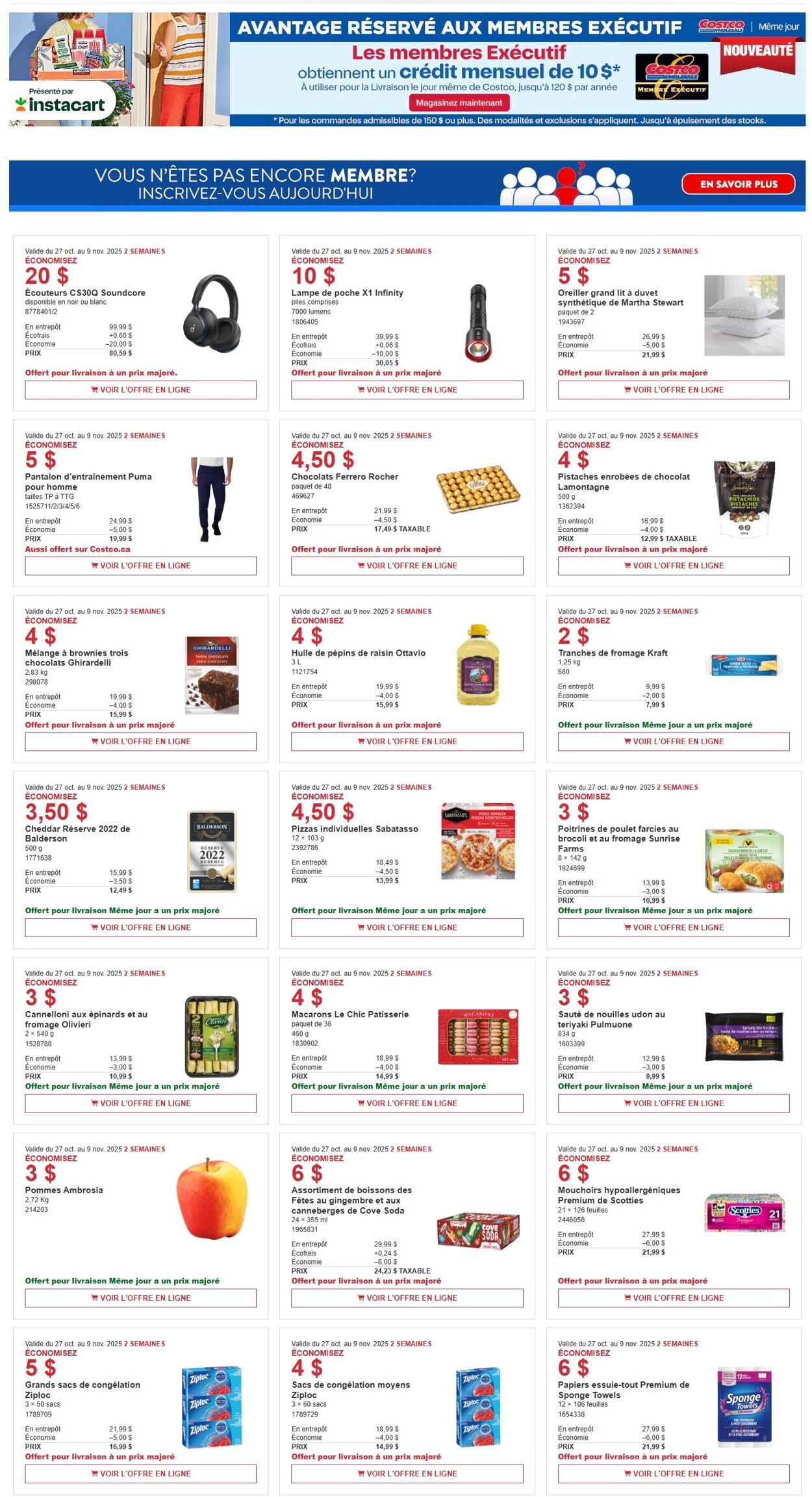 Flyer Costco 27.10.2025 - 09.11.2025
