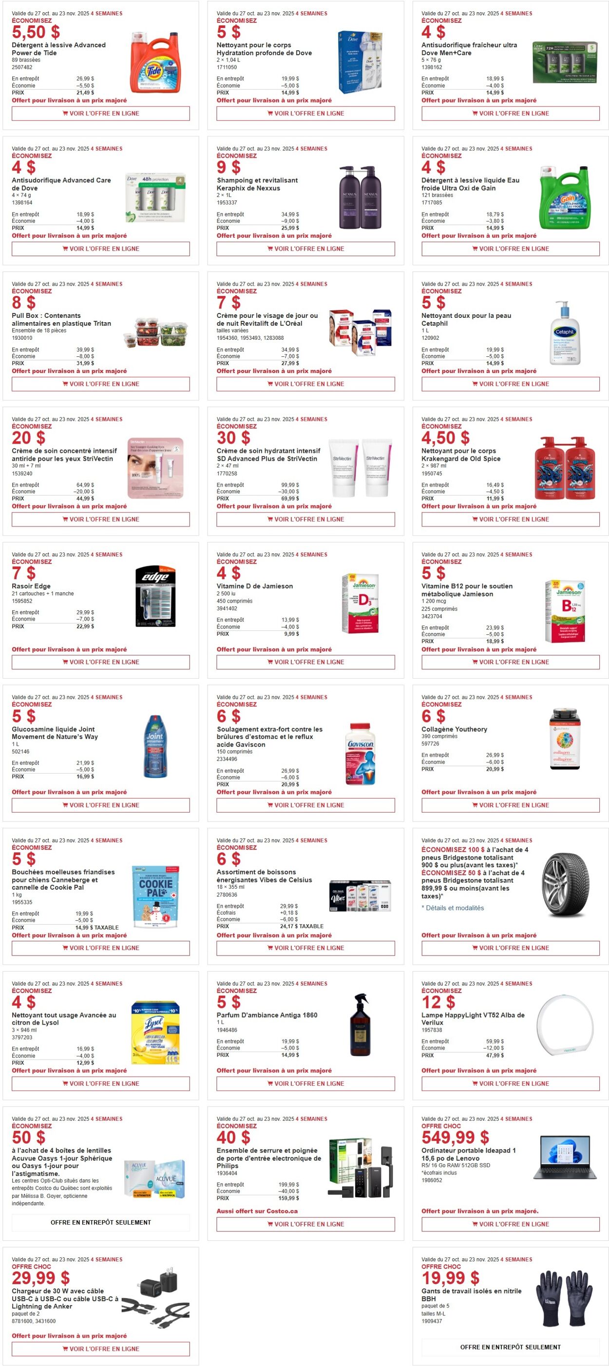 Flyer Costco 27.10.2025 - 09.11.2025