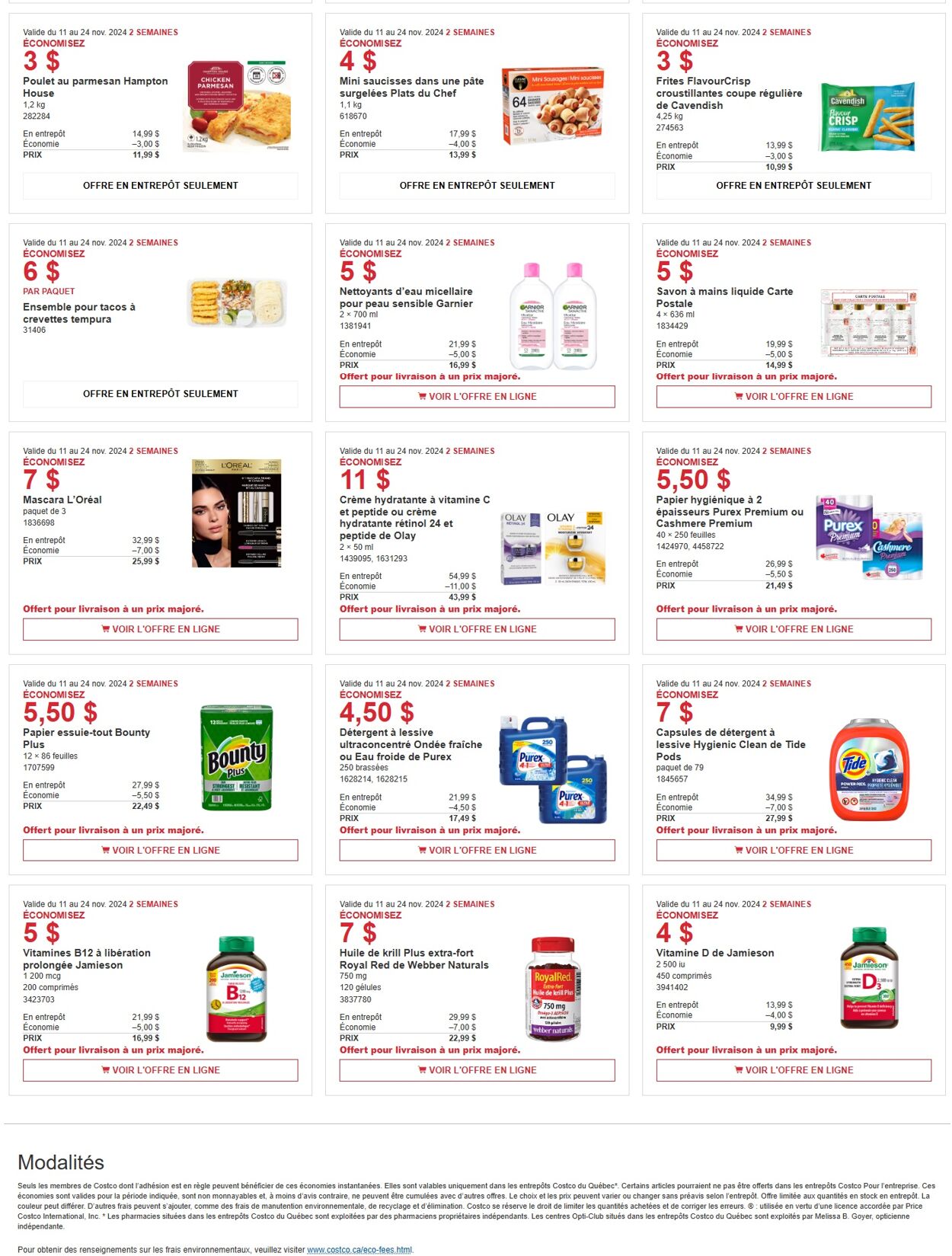 Flyer Costco 11.11.2024 - 24.11.2024