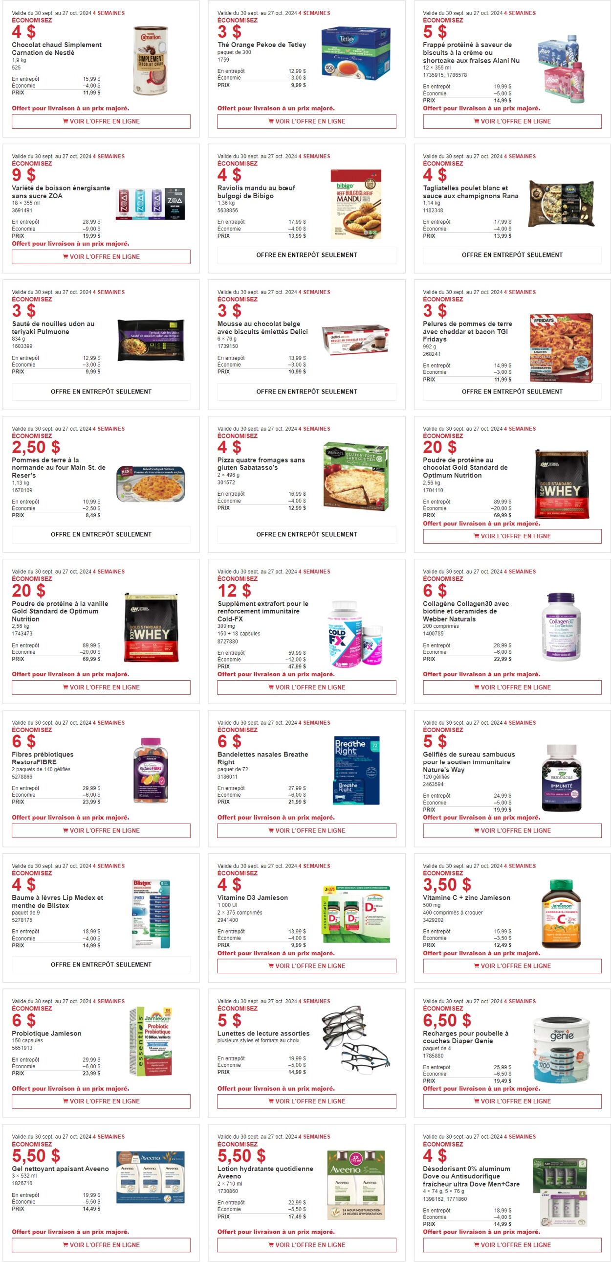 Flyer Costco 30.09.2024 - 27.10.2024