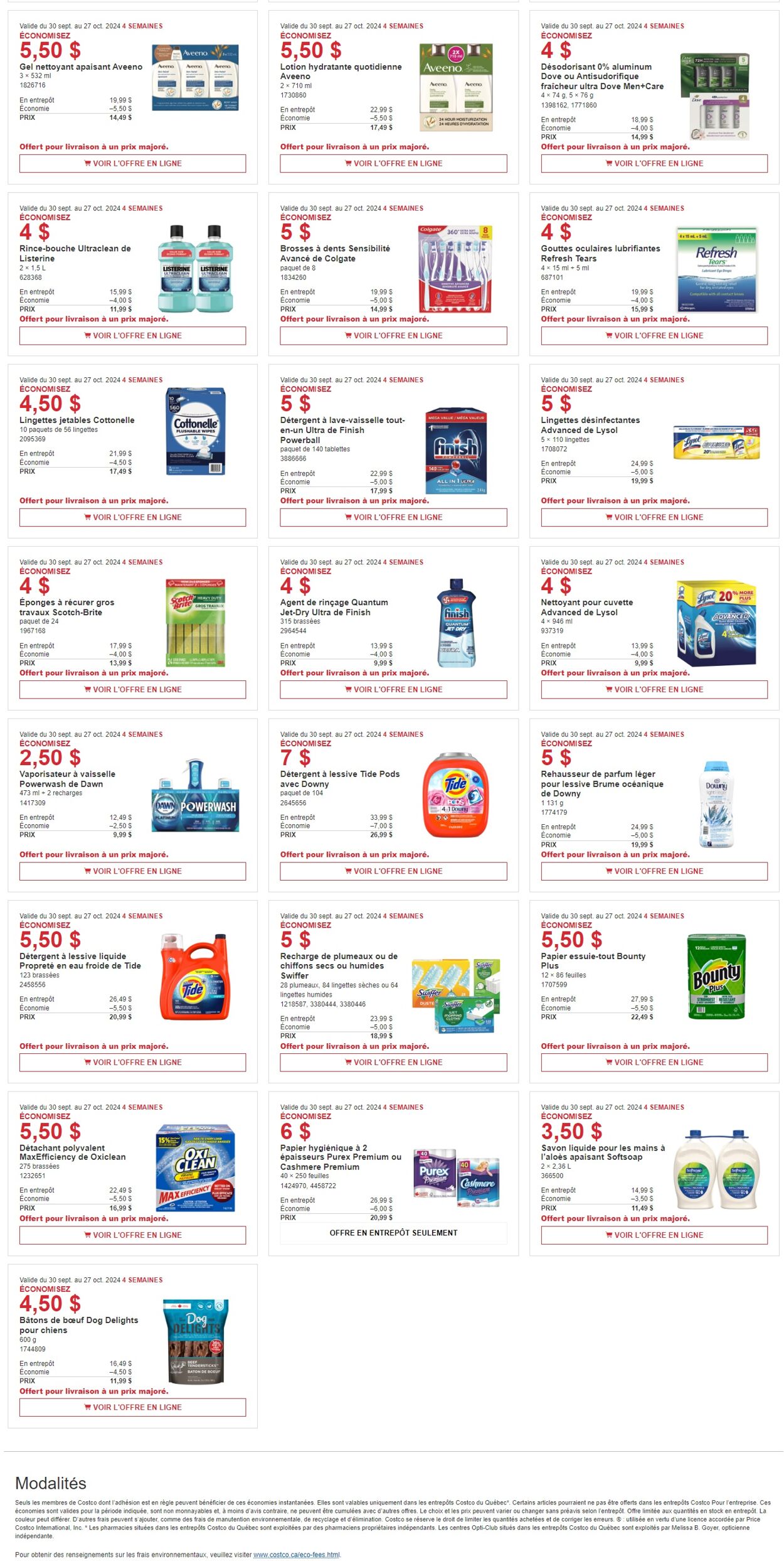 Flyer Costco 30.09.2024 - 27.10.2024