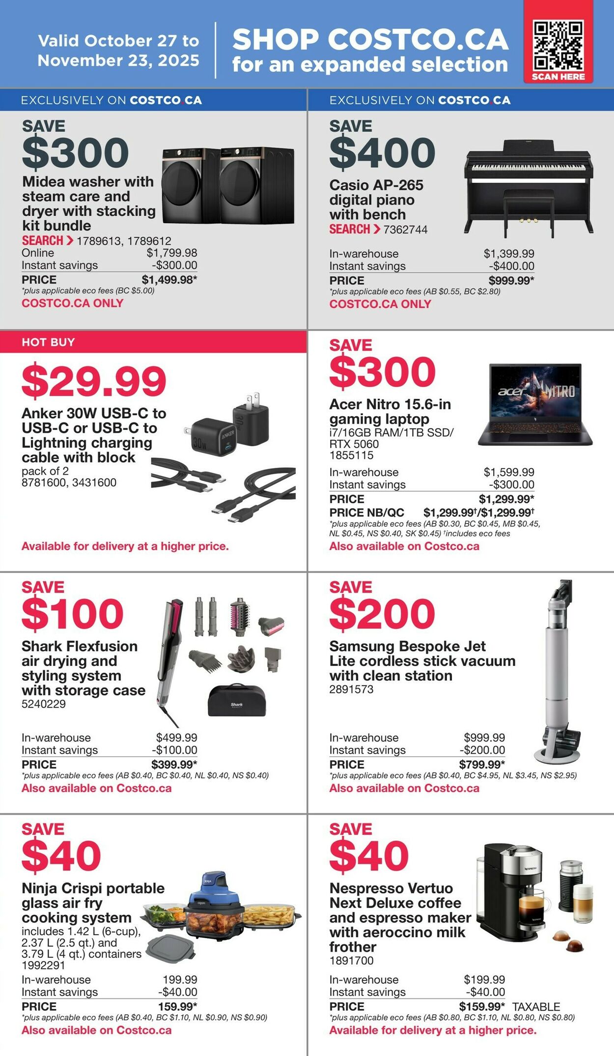 Flyer Costco 27.10.2025 - 23.11.2025