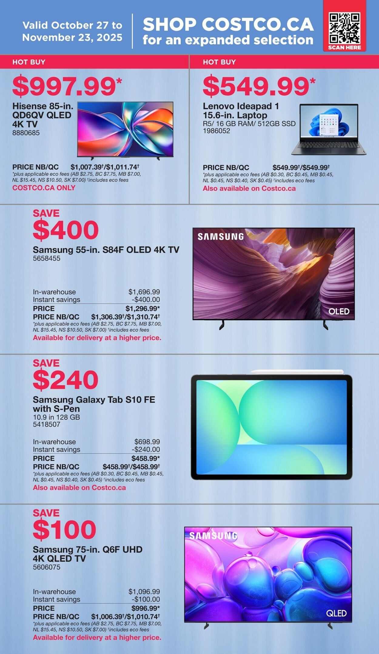 Flyer Costco 27.10.2025 - 23.11.2025