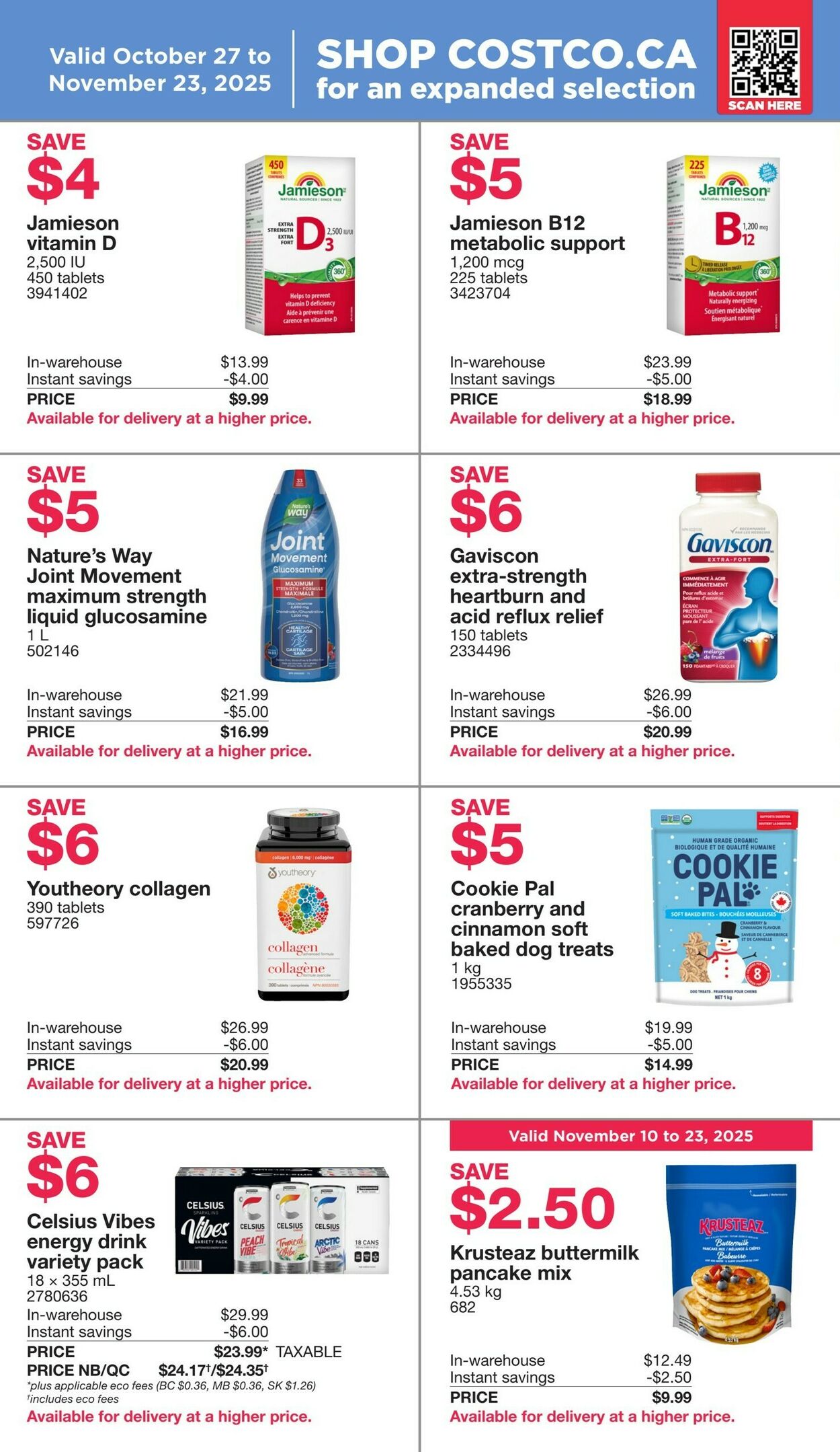 Flyer Costco 27.10.2025 - 09.11.2025