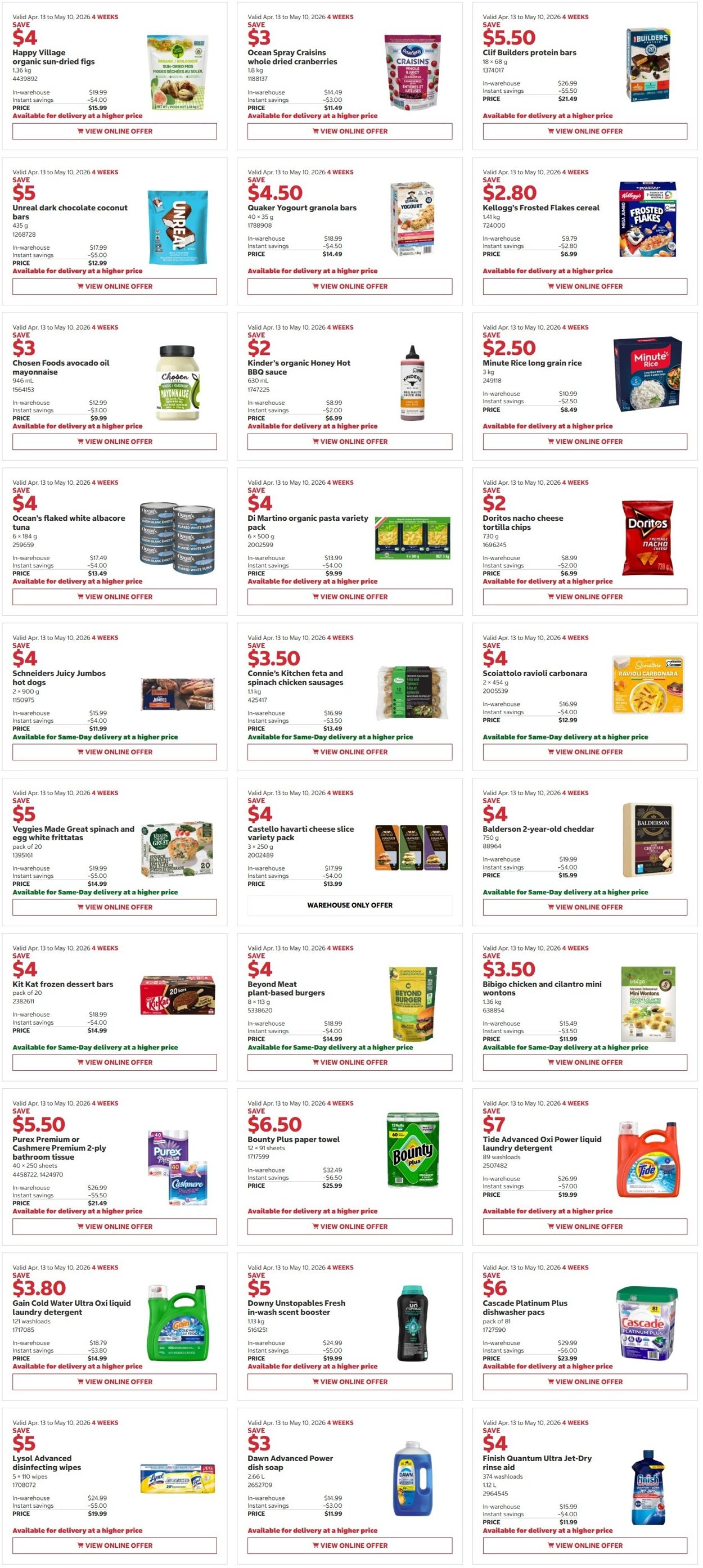 Flyer Costco 13.04.2026 - 26.04.2026