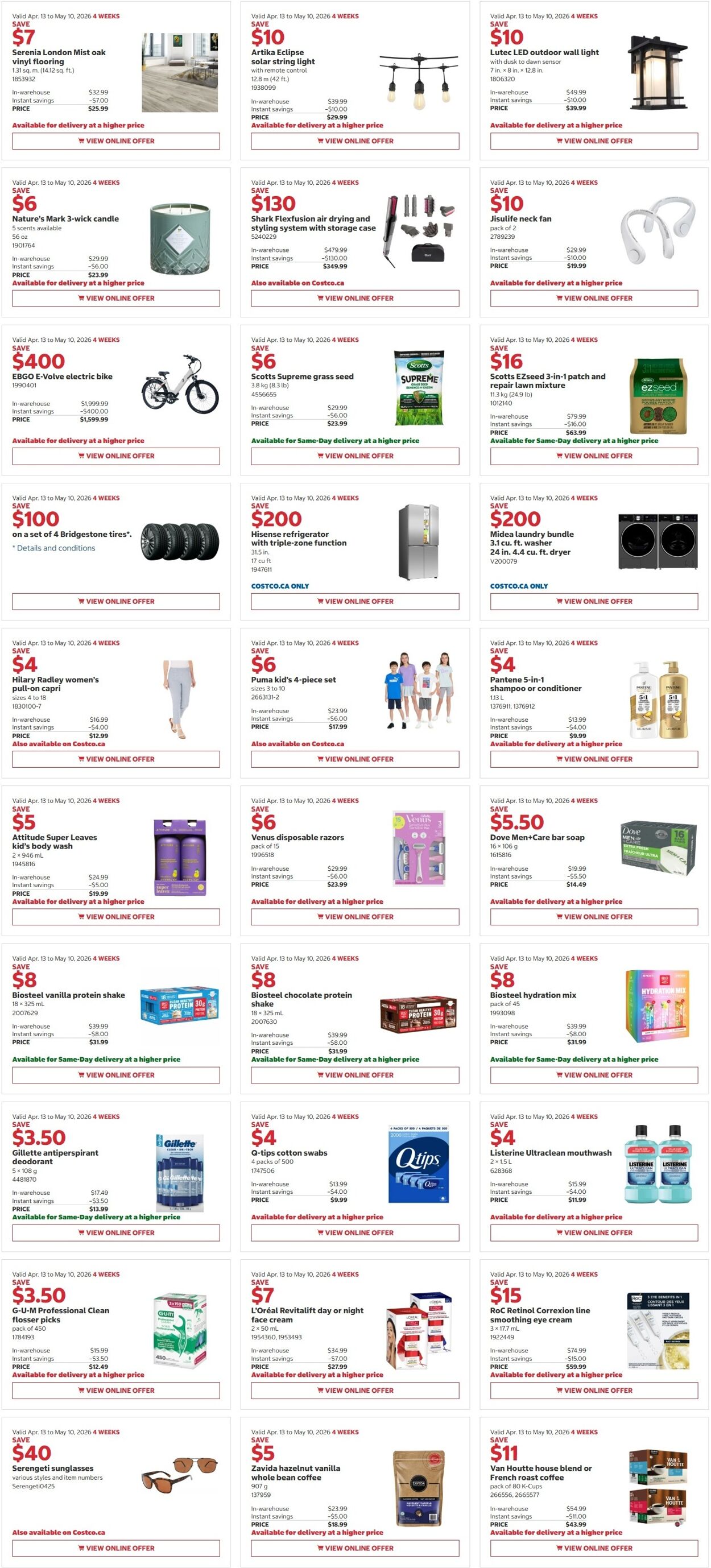 Flyer Costco 13.04.2026 - 26.04.2026