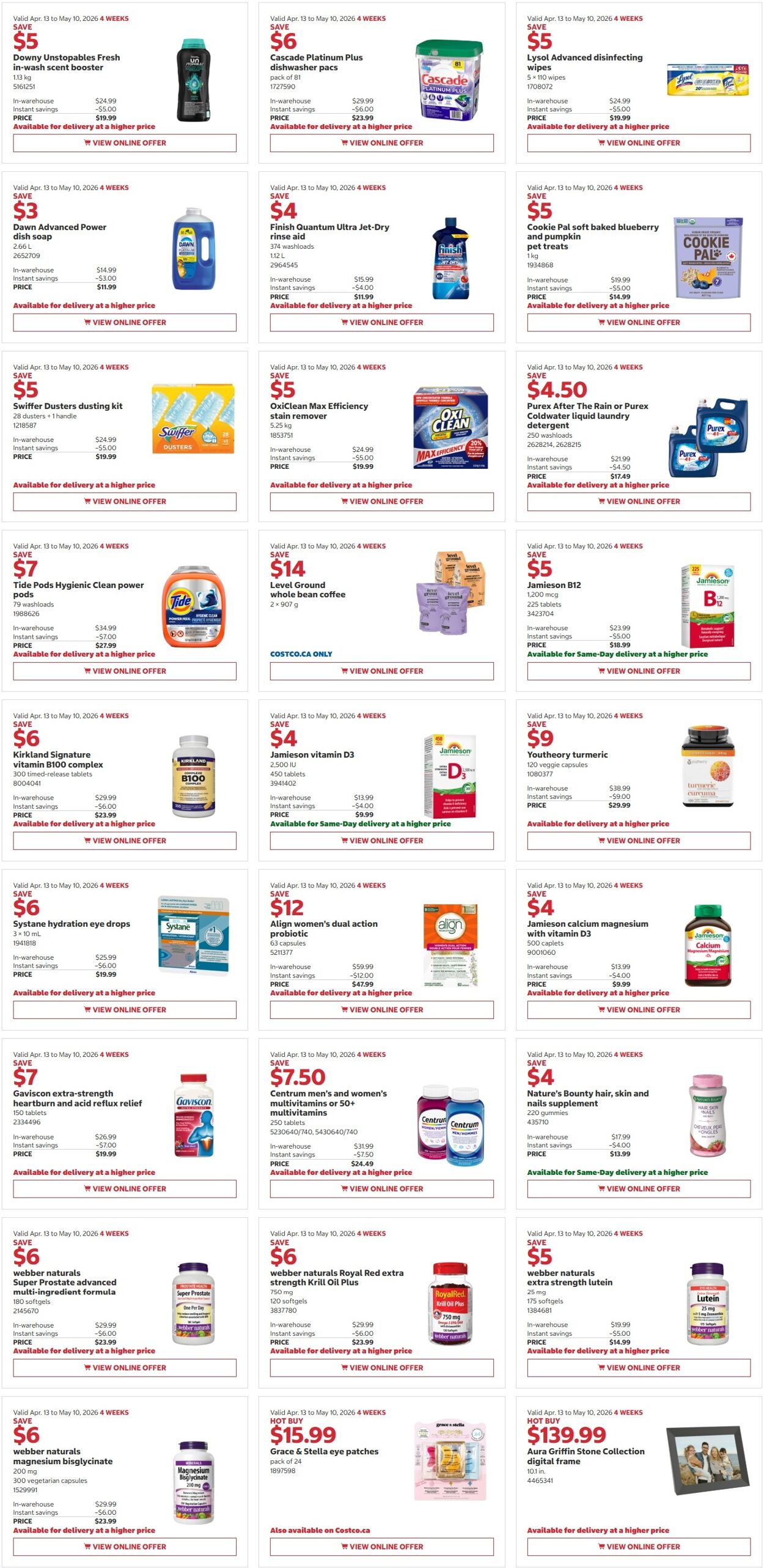 Flyer Costco 27.04.2026 - 10.05.2026
