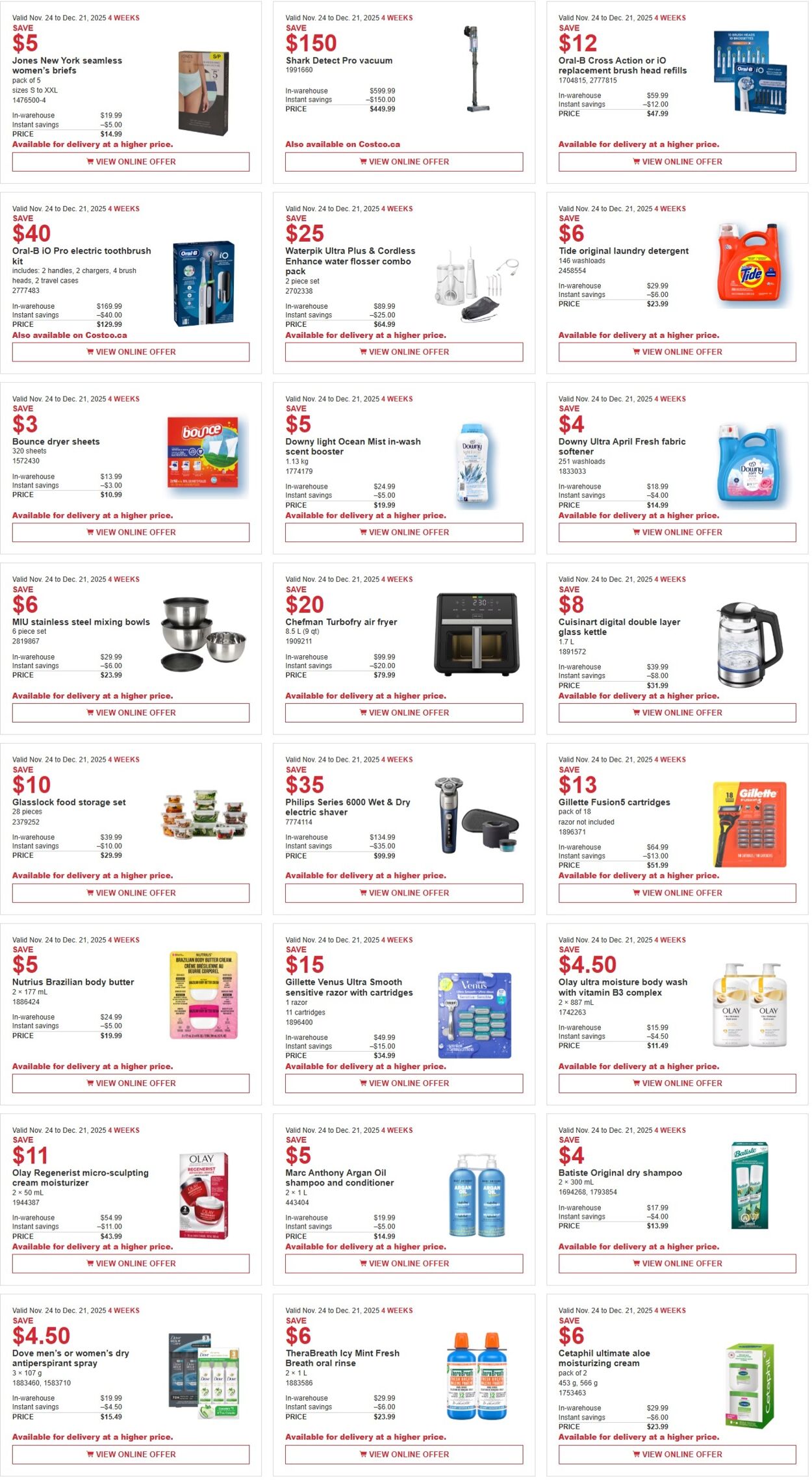 Flyer Costco 08.12.2025 - 21.12.2025