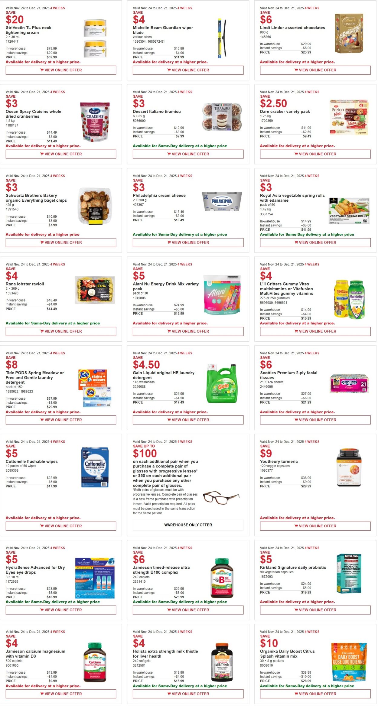Flyer Costco 08.12.2025 - 21.12.2025