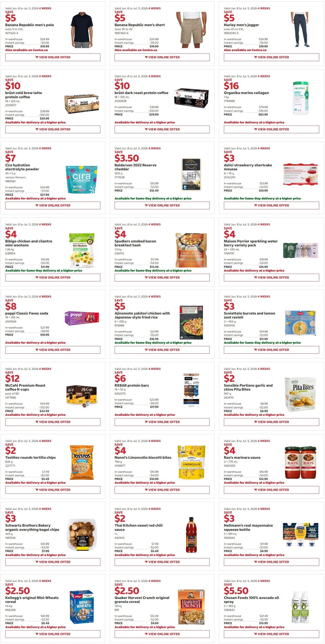 Flyer Costco 22.06.2026 - 05.07.2026