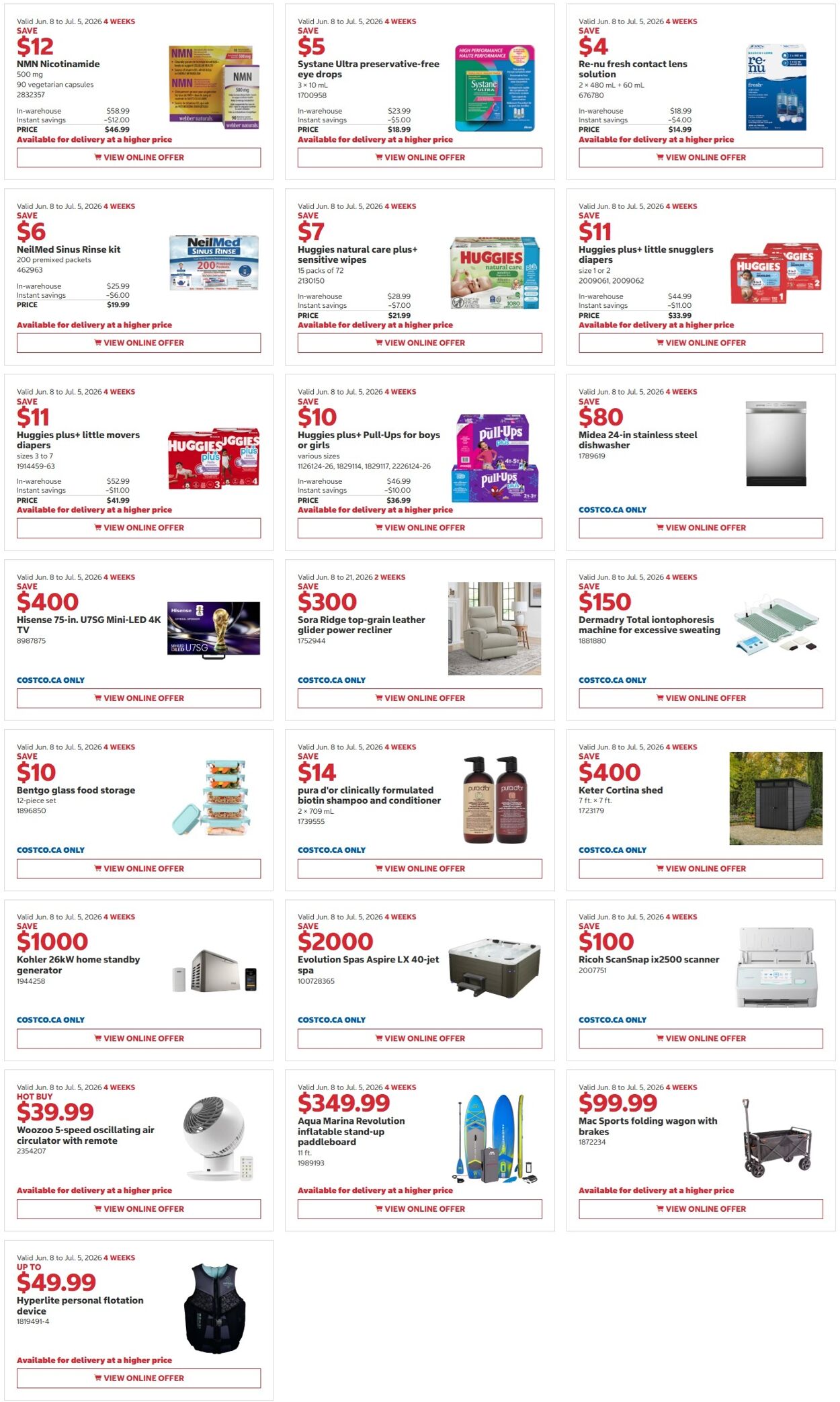 Flyer Costco 08.06.2026 - 21.06.2026