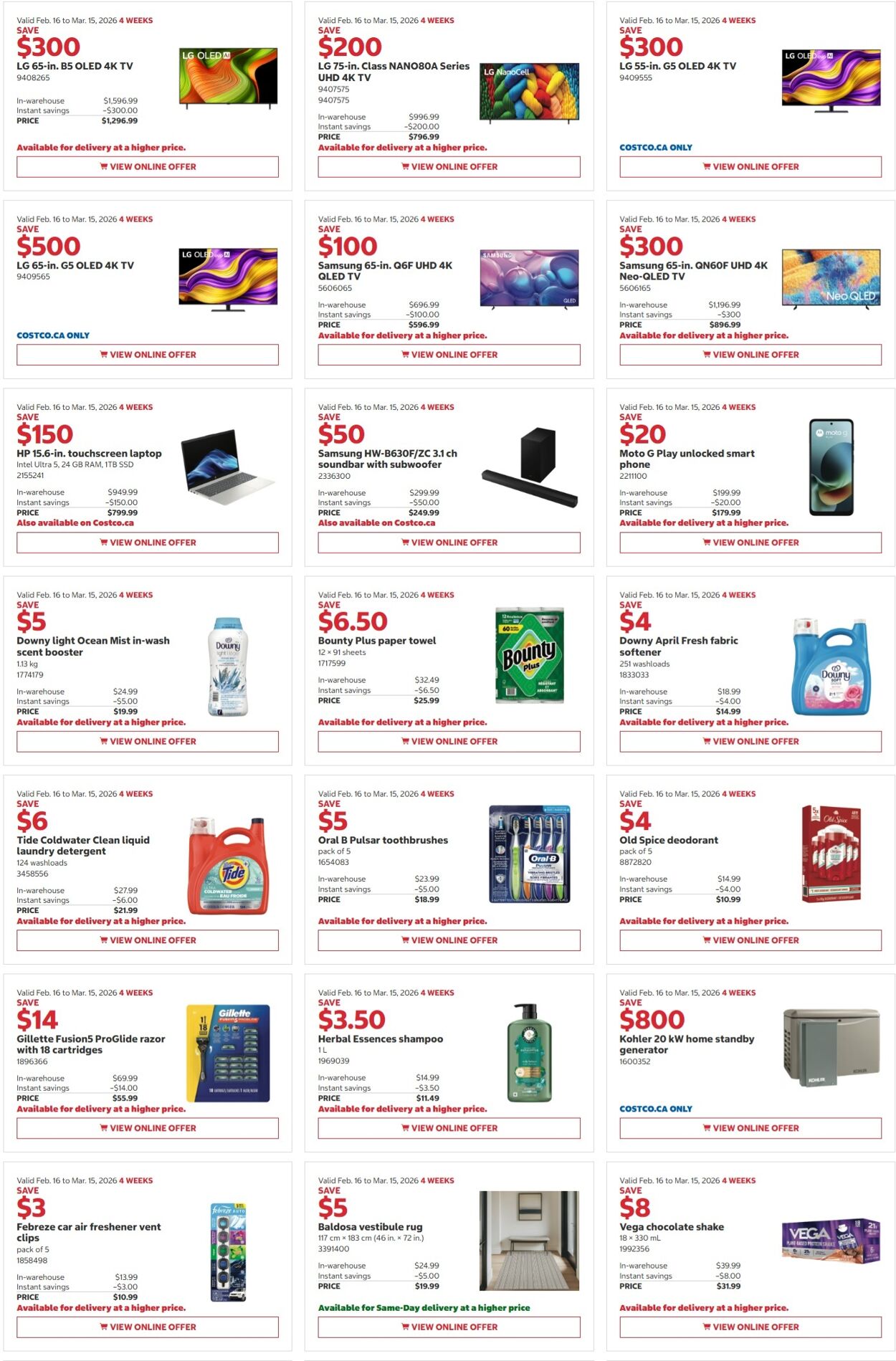 Flyer Costco 02.03.2026 - 15.03.2026