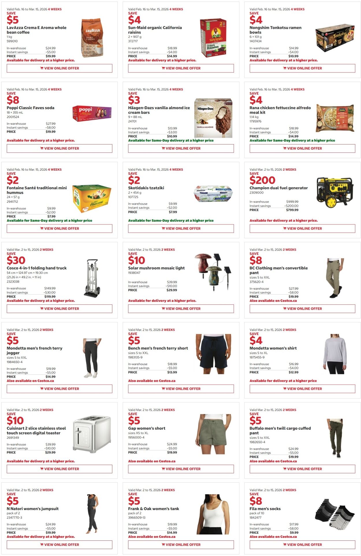 Flyer Costco 02.03.2026 - 15.03.2026