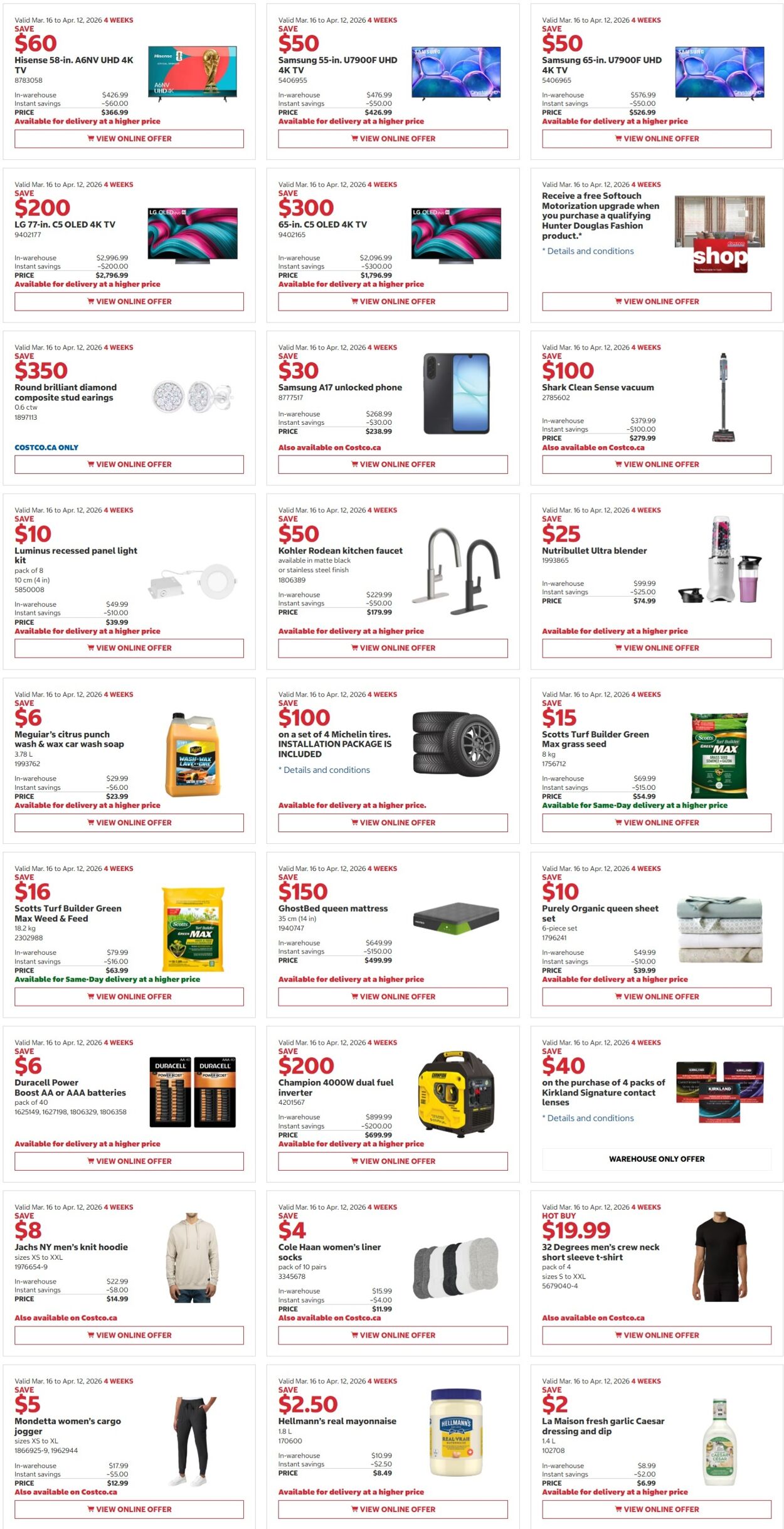 Flyer Costco 30.03.2026 - 12.04.2026