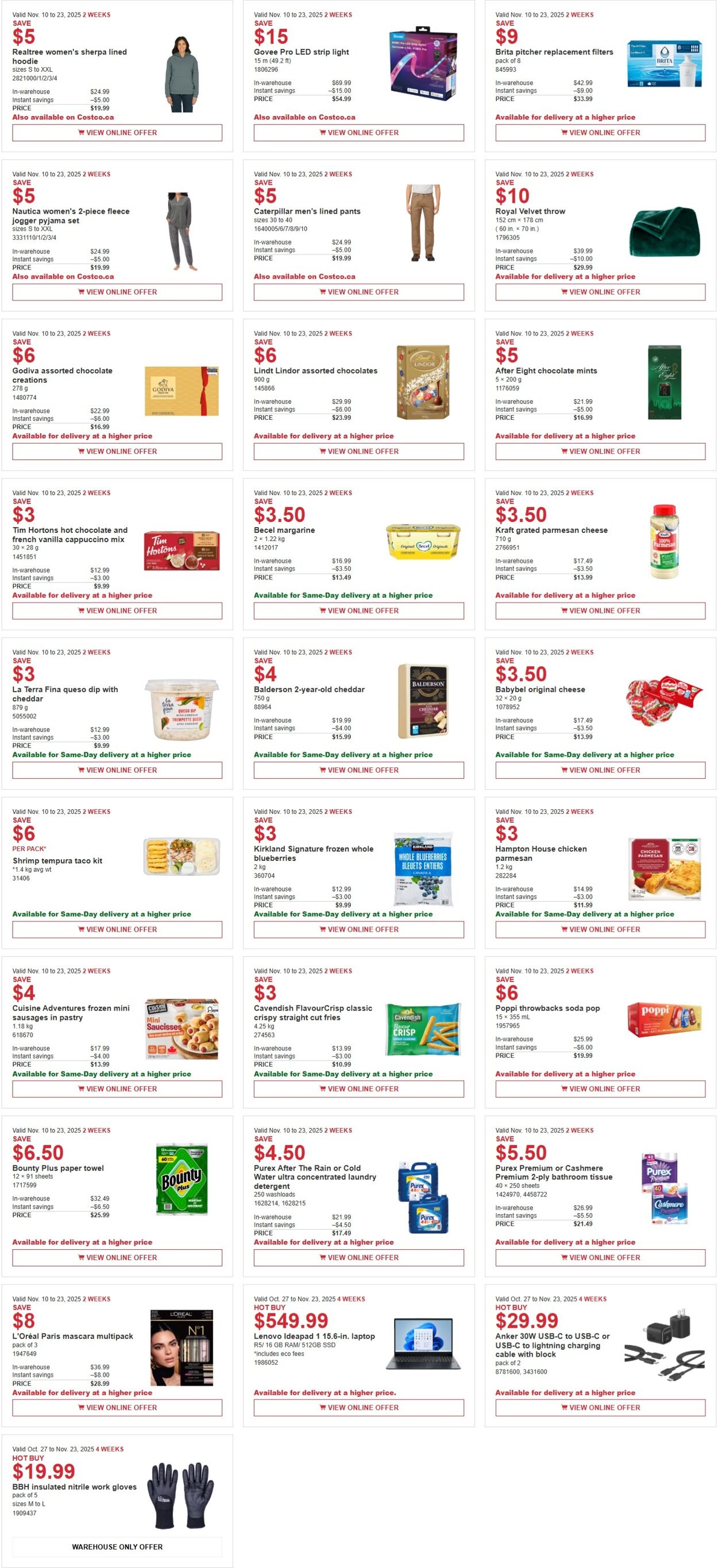 Flyer Costco 10.11.2025 - 23.11.2025